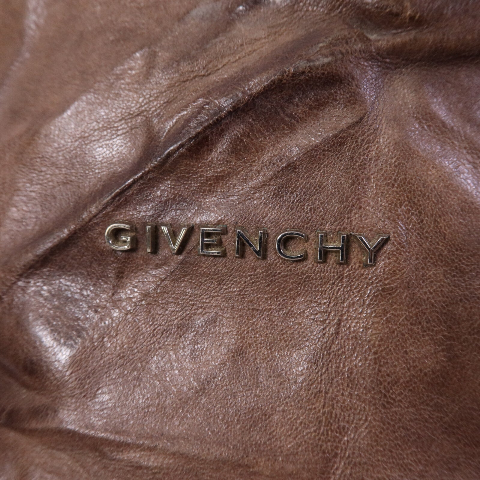 GIVENCHY 牛皮皮革Pandora Mini銀扣肩背袋