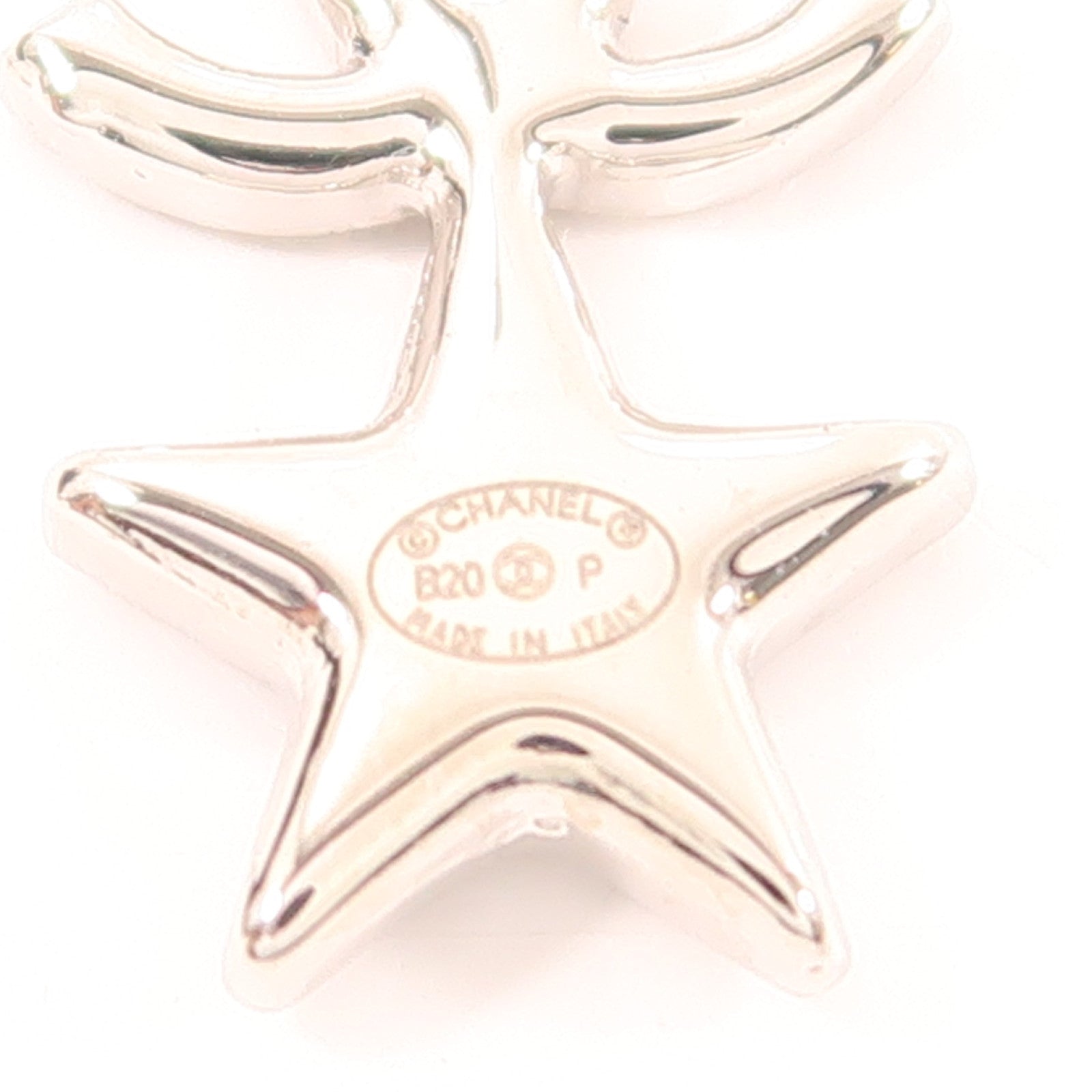 CHANEL 金屬Earrings耳環銀色