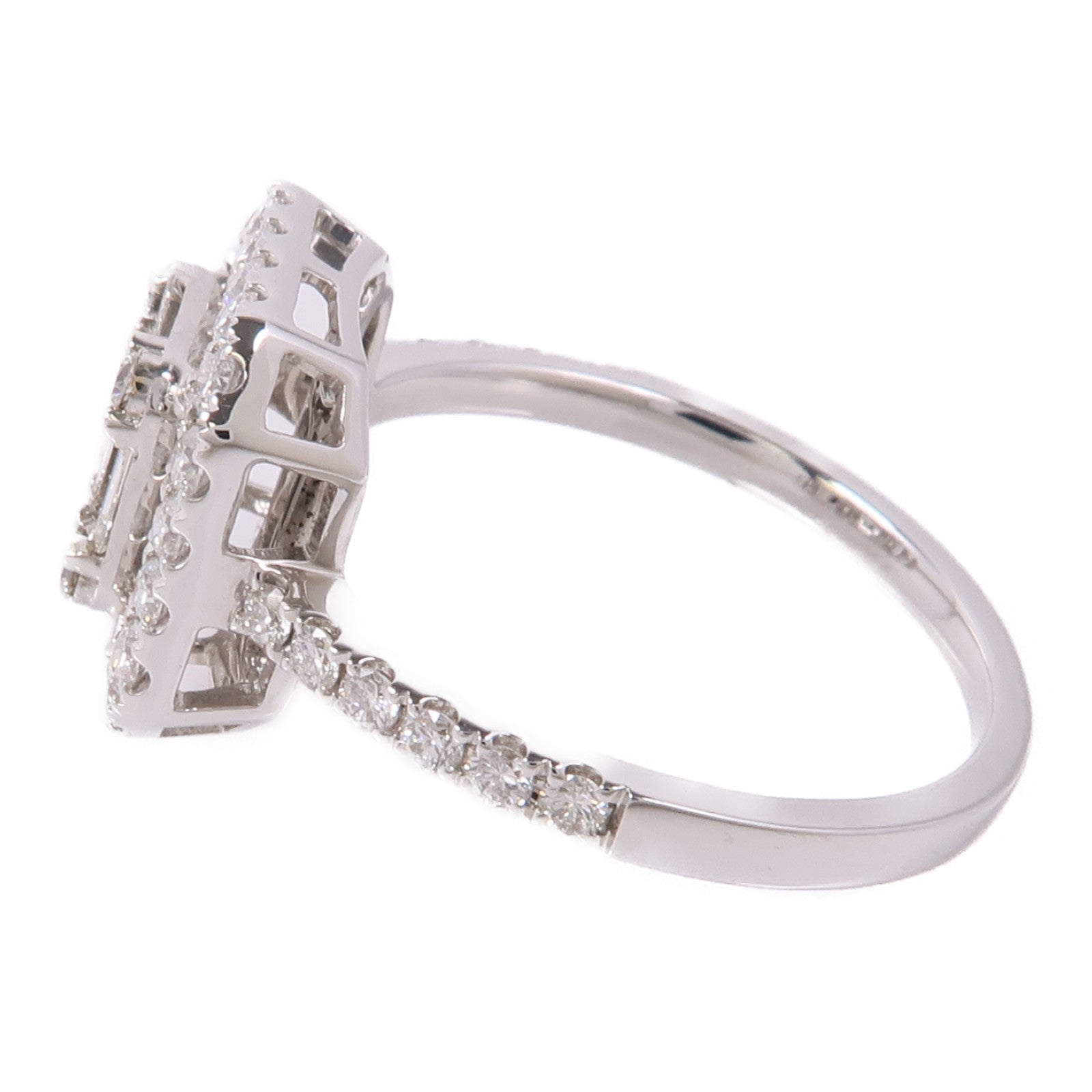 JEWELRY 【激減優惠】18K白金Diamond Ring鑽石戒指US#6.5