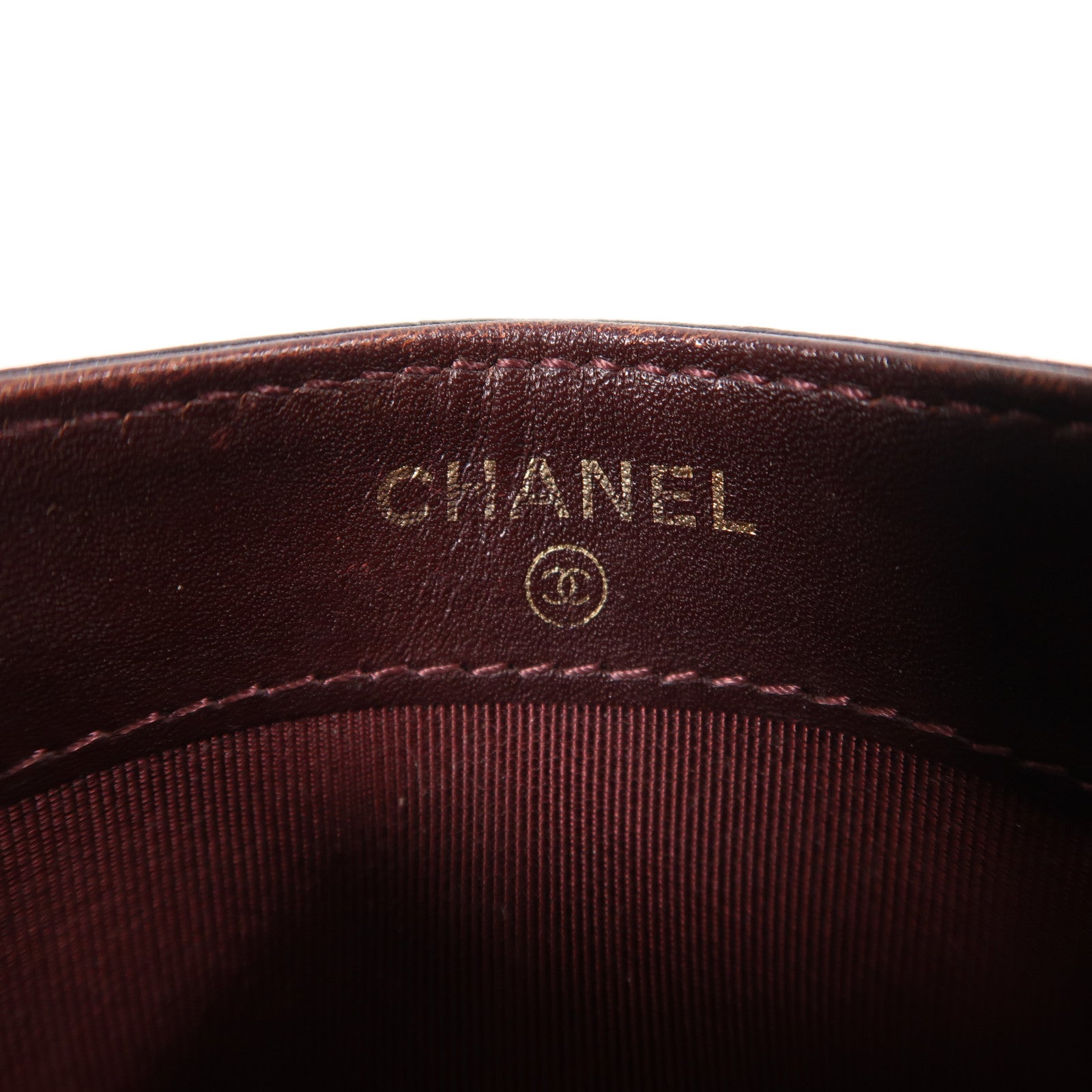 CHANEL 牛皮皮革Card Case金扣卡片套