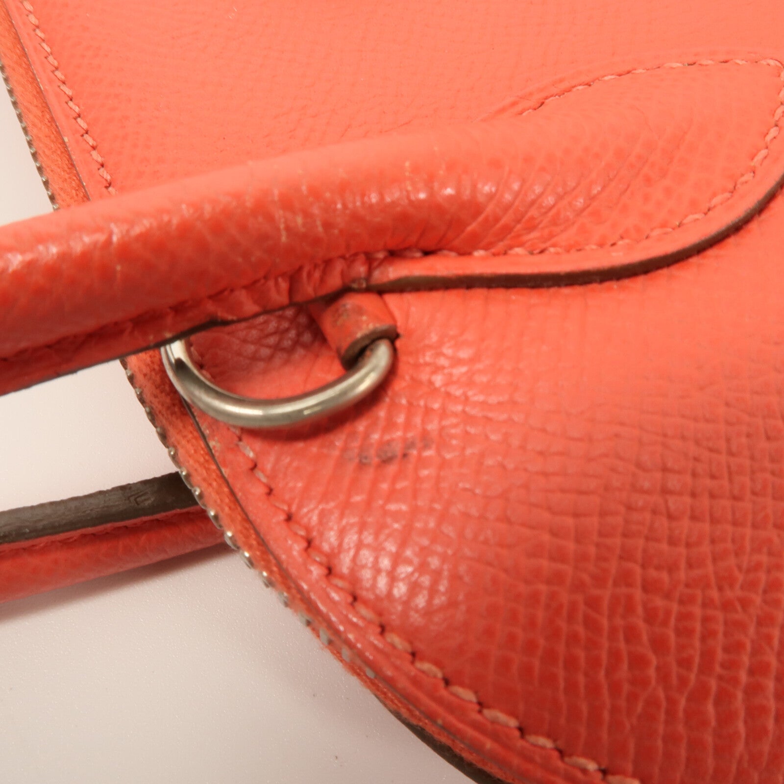 HERMES Epsom皮革Bolide 27手挽肩背兩用袋Rose Jaipur