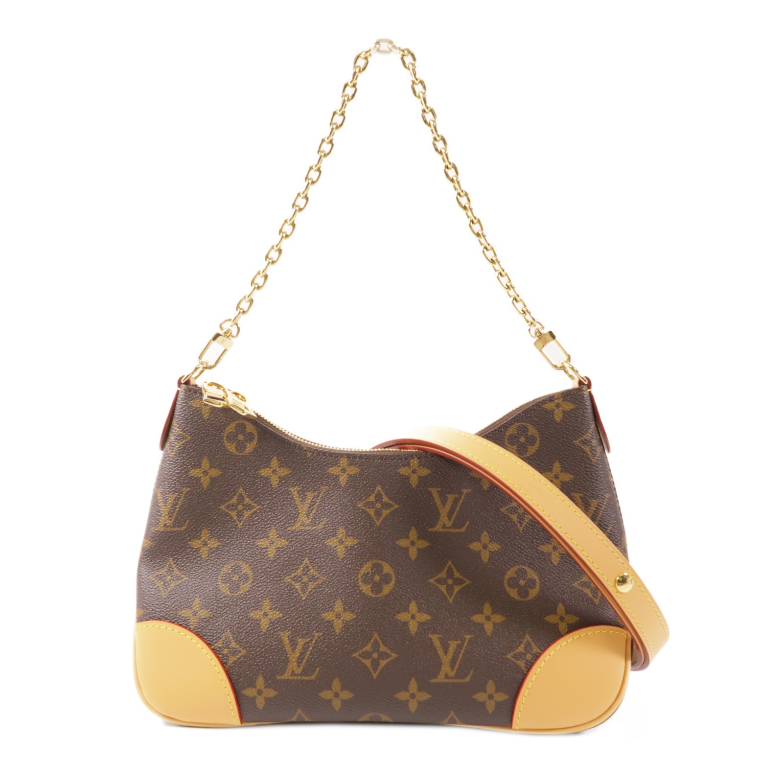 LOUIS VUITTON Monogram Boulogne金扣手挽肩背兩用袋