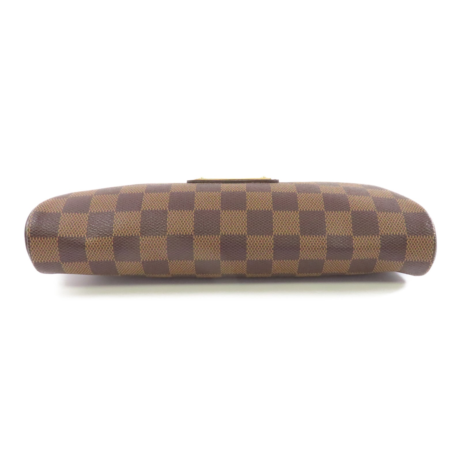 LOUIS VUITTON Damier Eva金扣手挽肩背兩用袋棕色