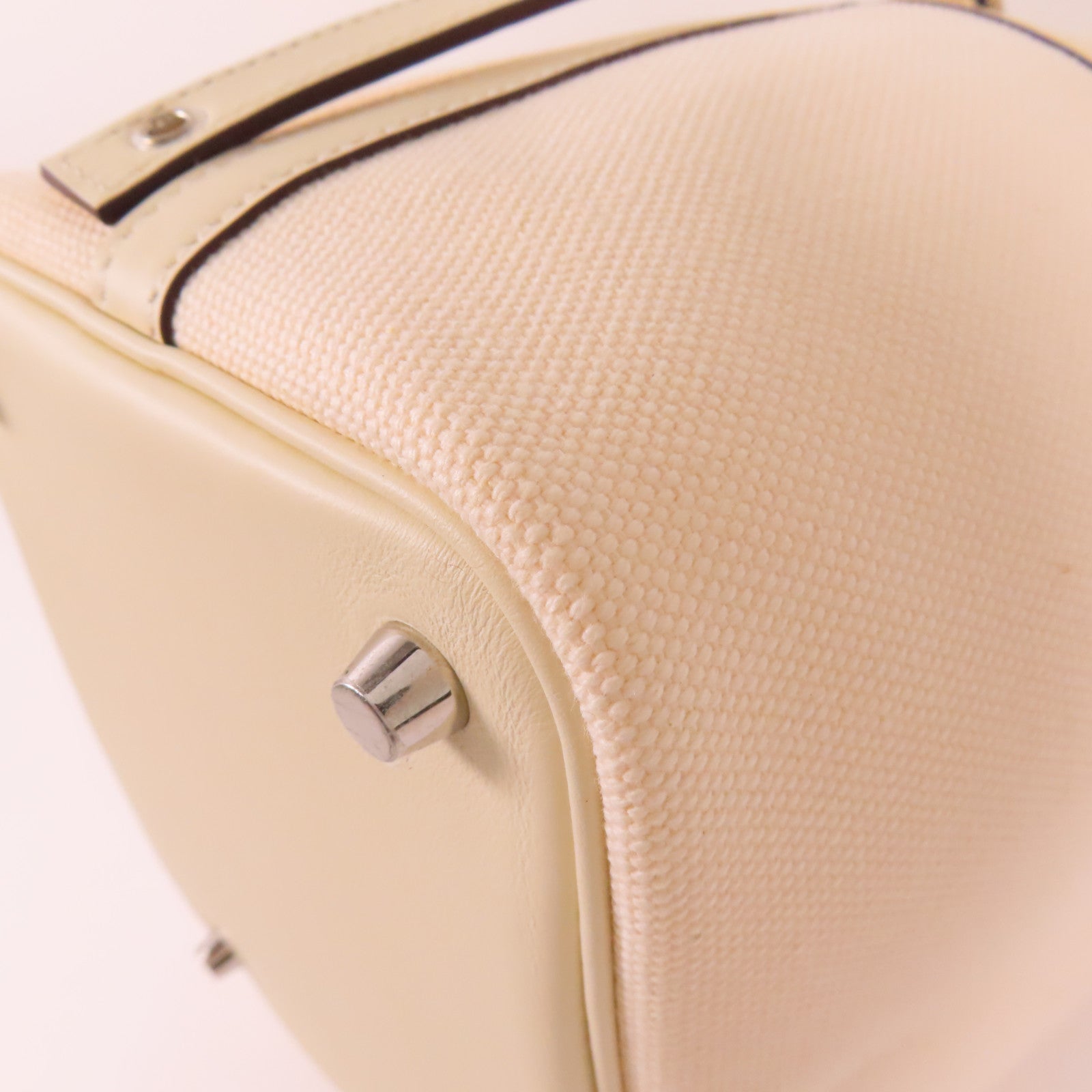 HERMES 帆布Picotin PM Cargo挽袋Nata