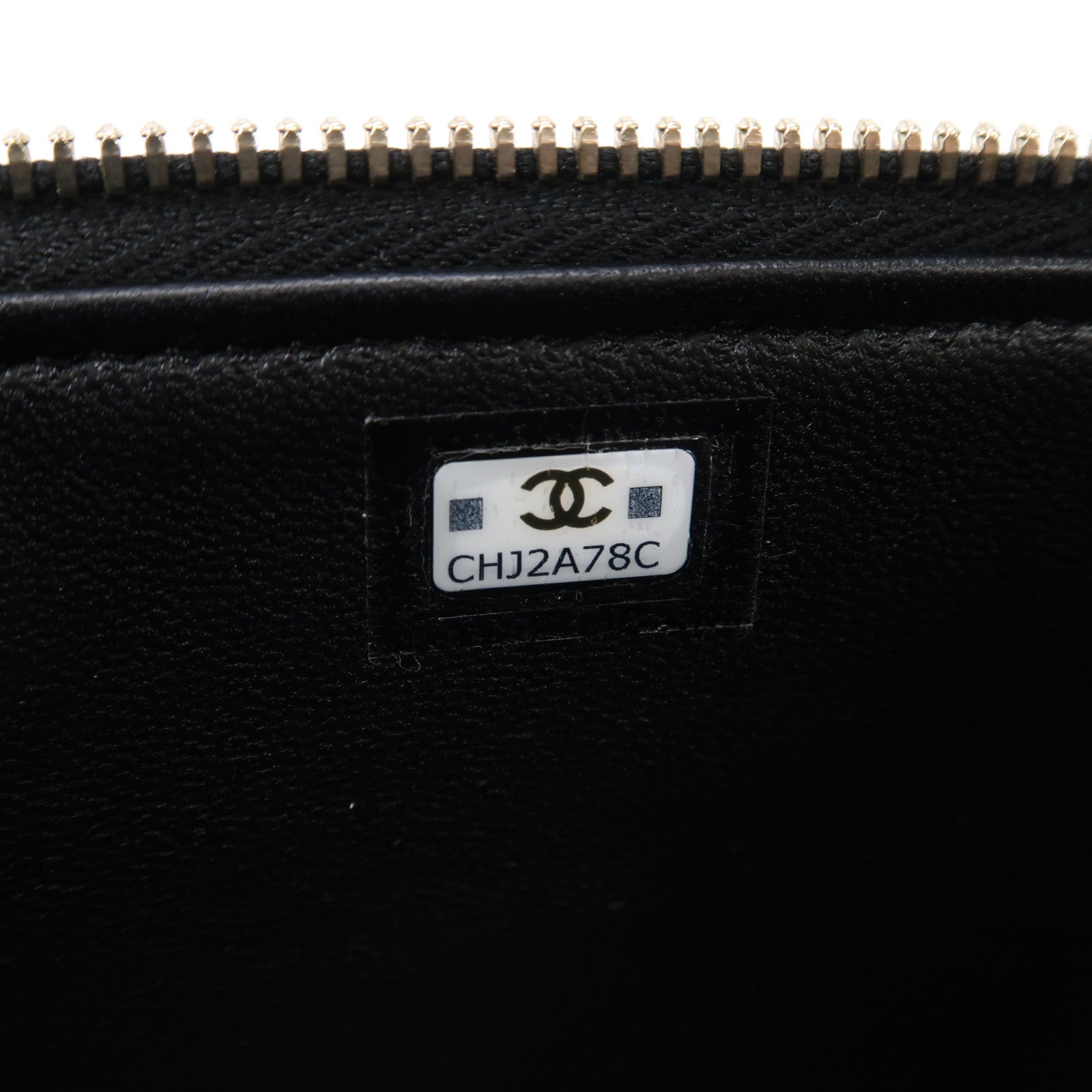 CHANEL 菱格羊皮皮革Small Vanity Case金扣手挽肩背兩用袋黑色