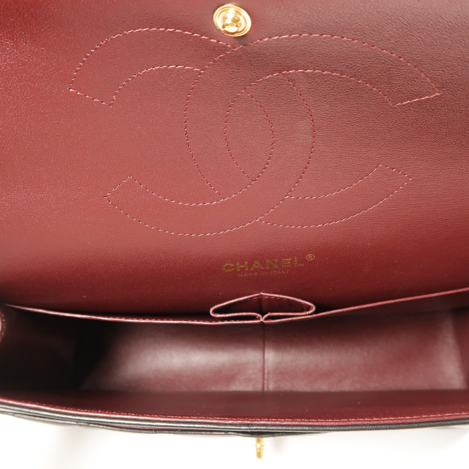 CHANEL 牛皮皮革Large Classic金扣肩背袋