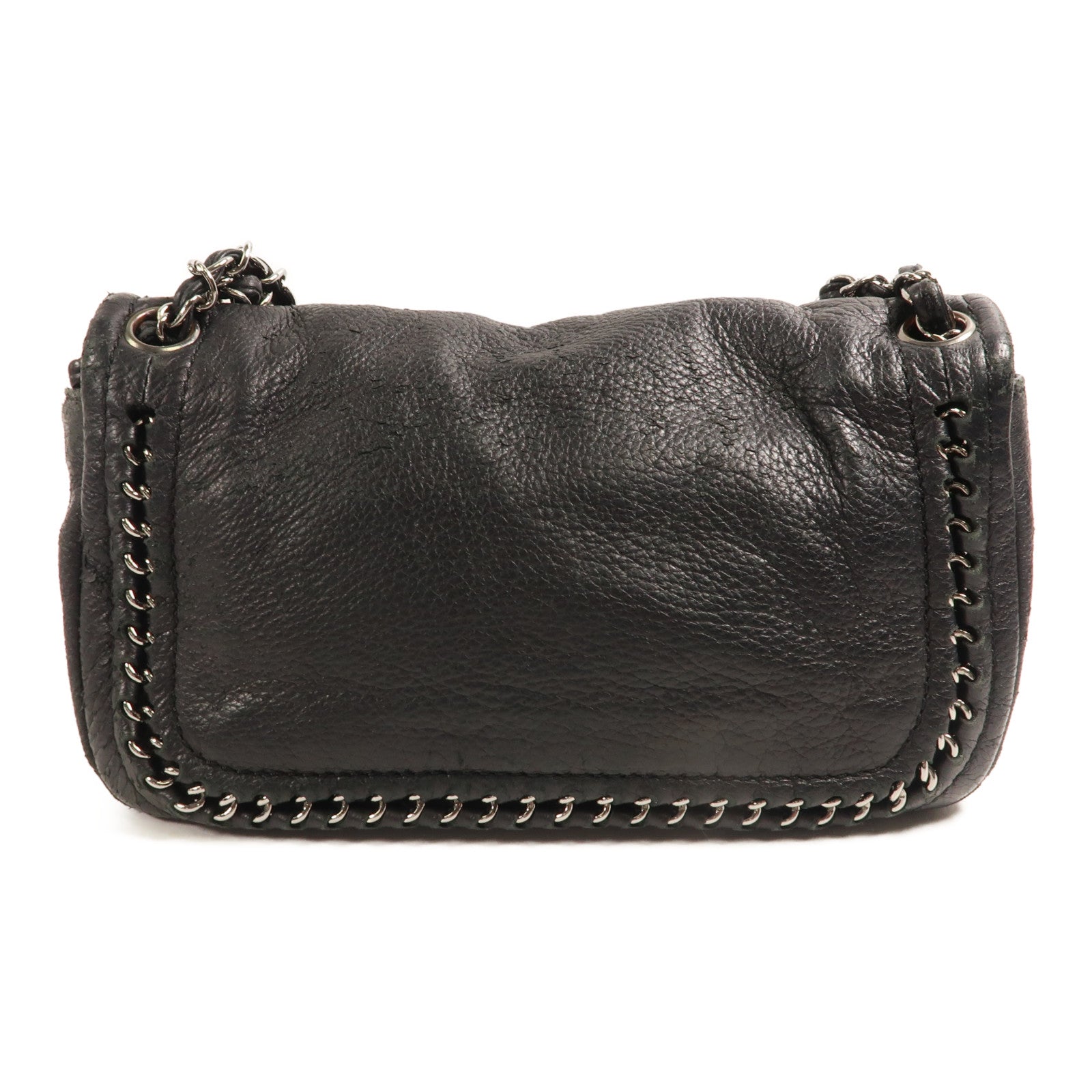 CHANEL 牛皮皮革Shoulder Bag鏈帶肩背袋