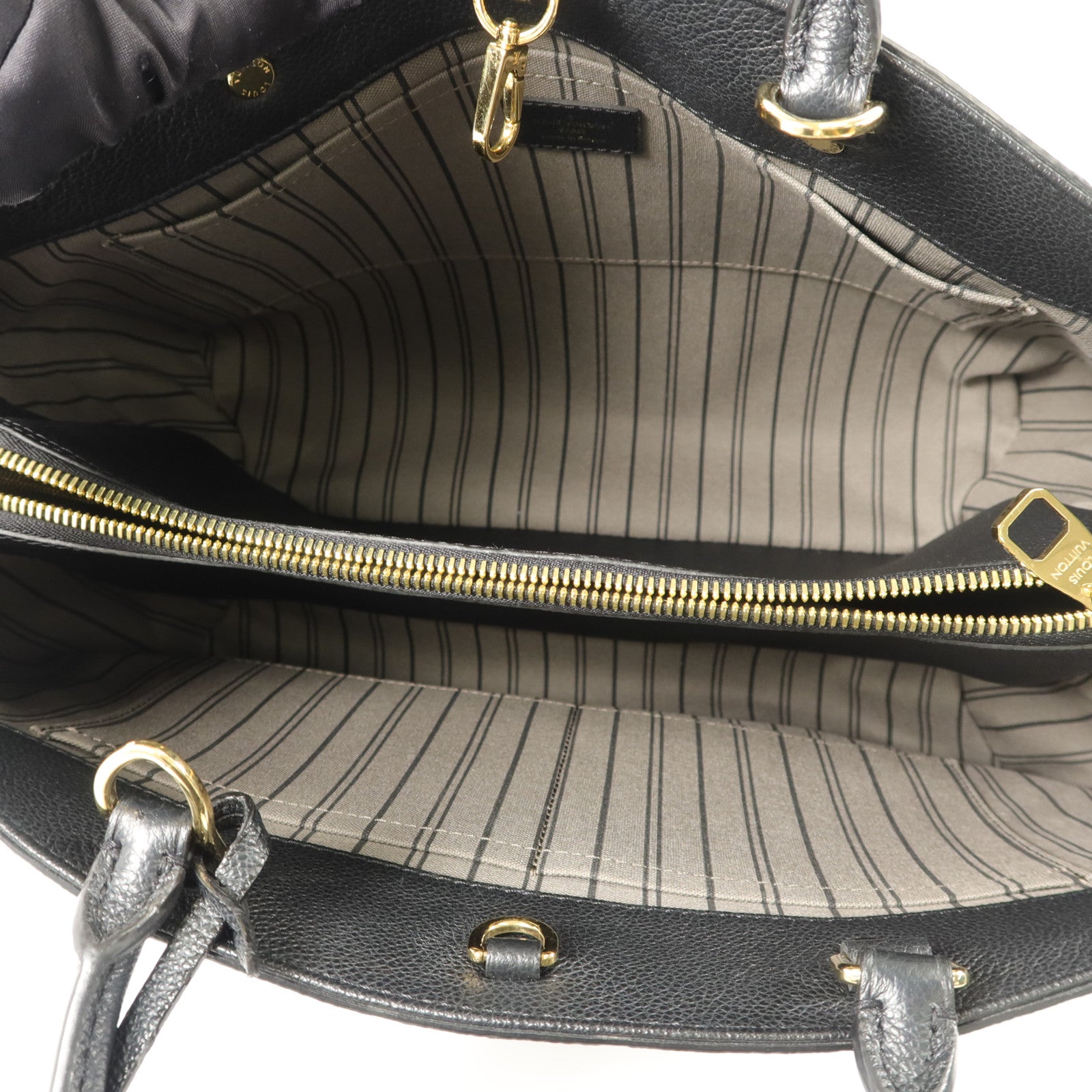 LOUIS VUITTON Monogram Empreinte Montaigne MM手挽肩背兩用袋