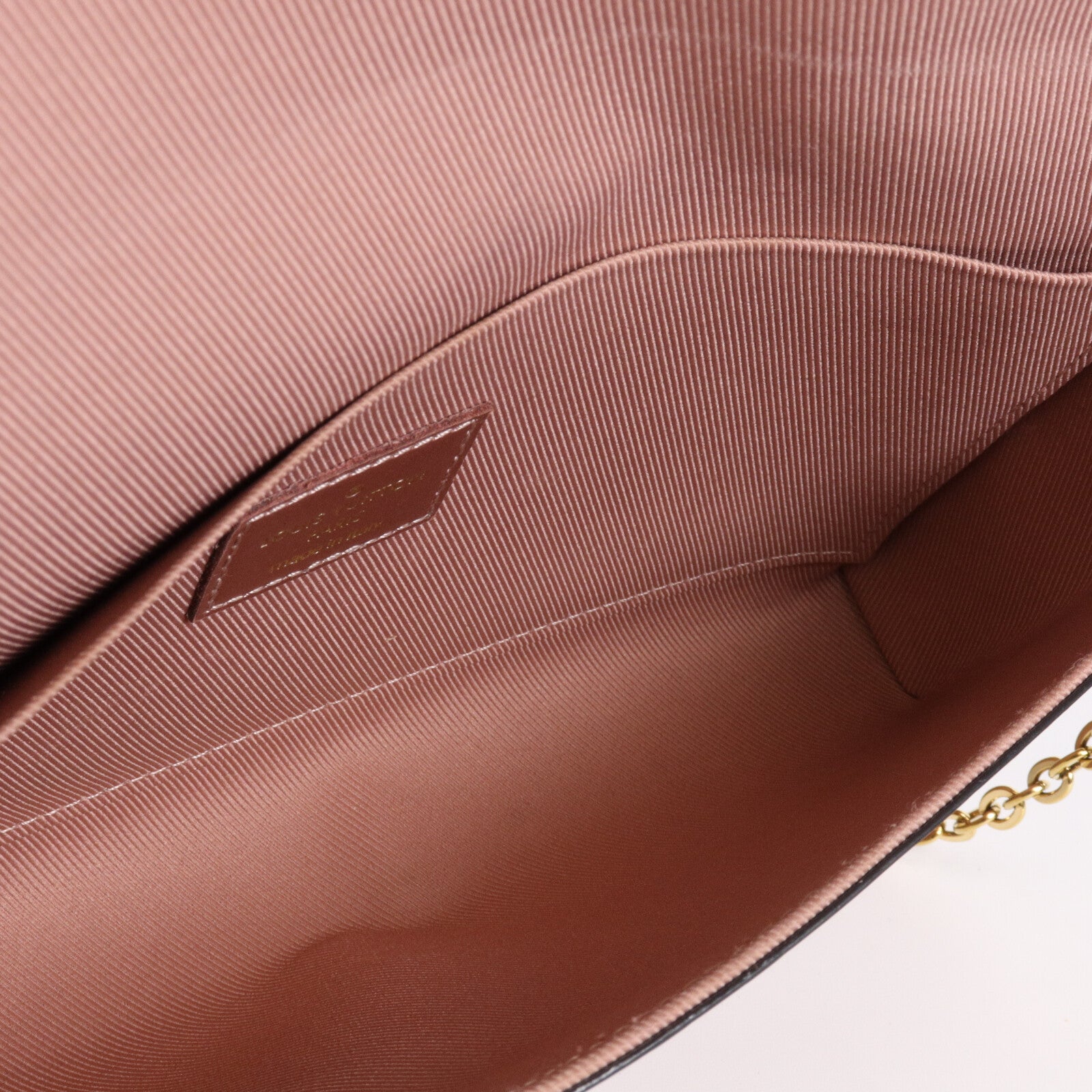 LOUIS VUITTON Monogram Vernis Pochette Felicie鏈帶肩背袋