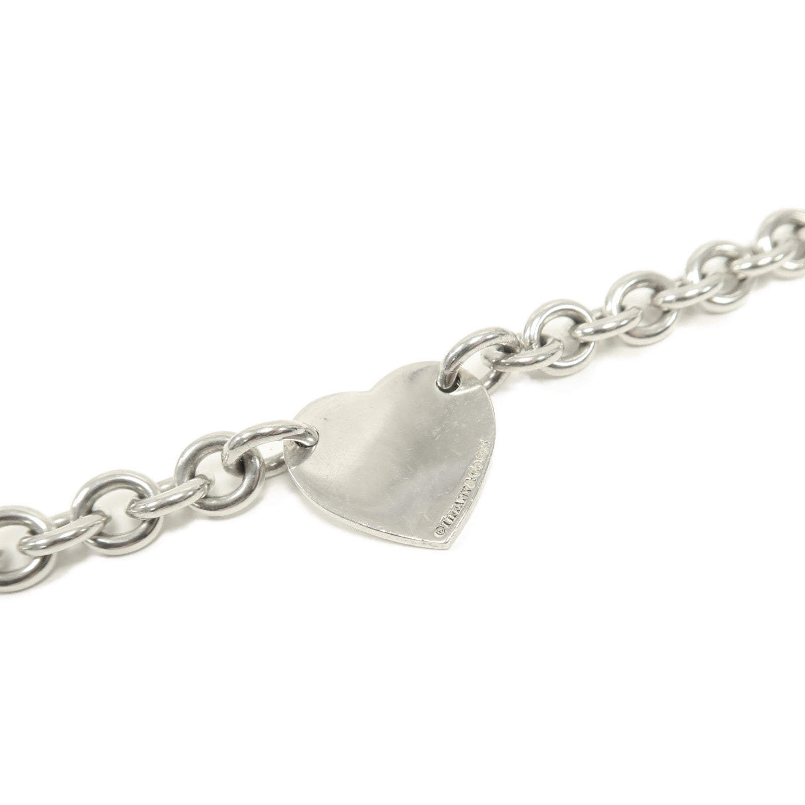 TIFFANY＆CO 925純銀Return To Tiffany Heart Tag Bracelet手鏈
