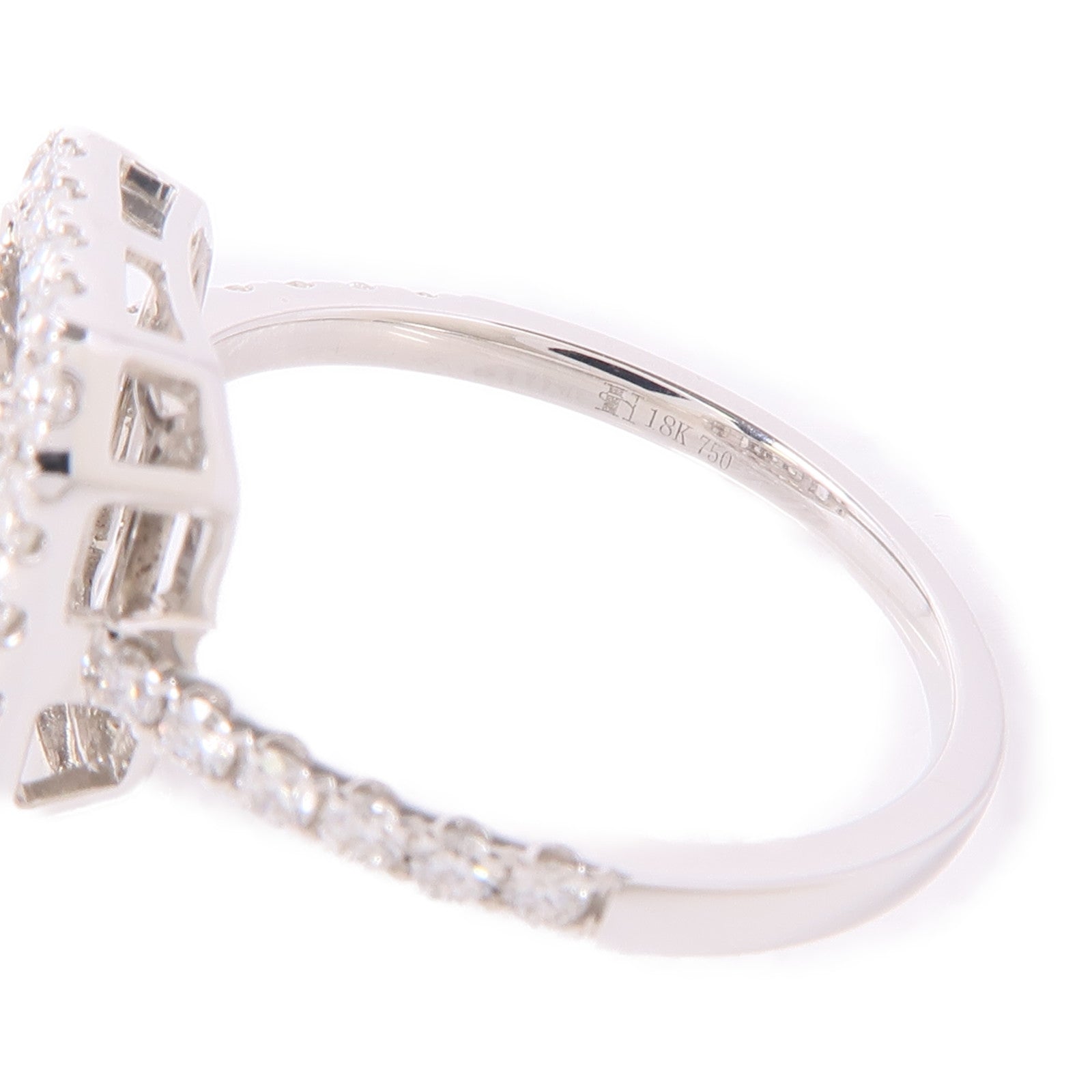 JEWELRY 【激減優惠】18K白金Diamond Ring鑽石戒指US#6.5