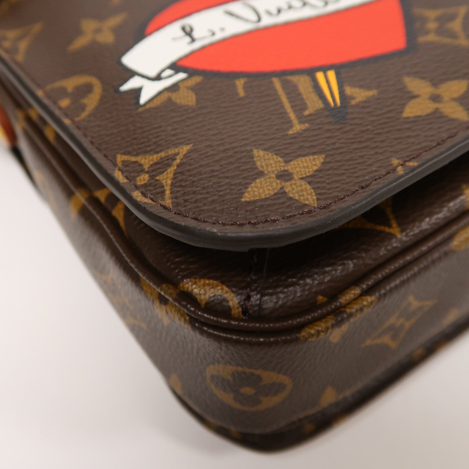 LOUIS VUITTON Monogram Patches Pochette Metis金扣手挽肩背兩用袋