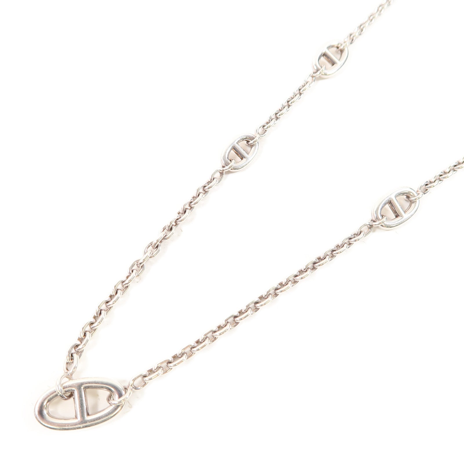 HERMES 925純銀Necklace項鍊銀色