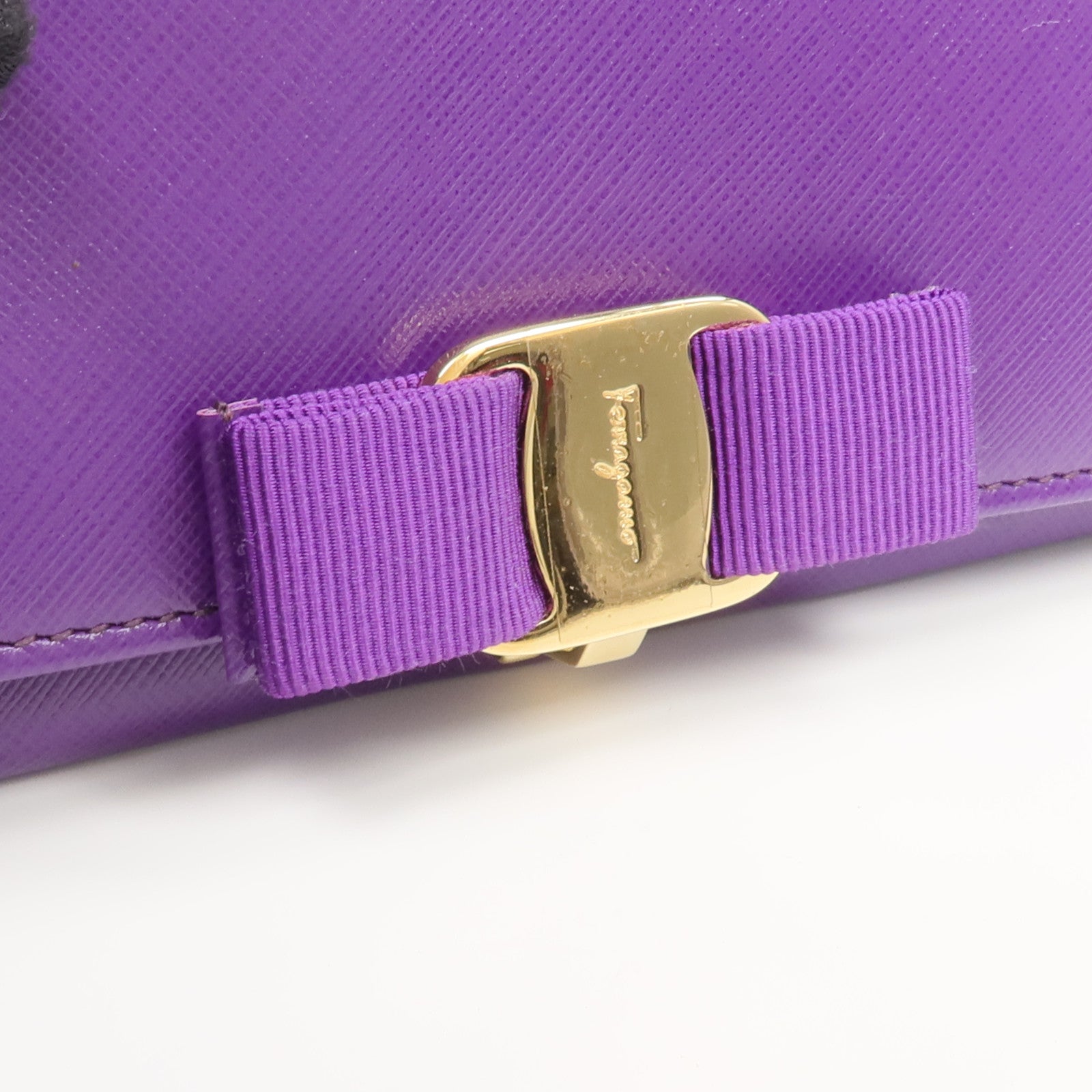 Salvatore Ferragamo 牛皮皮革Vara Bow Long Wallet長錢包