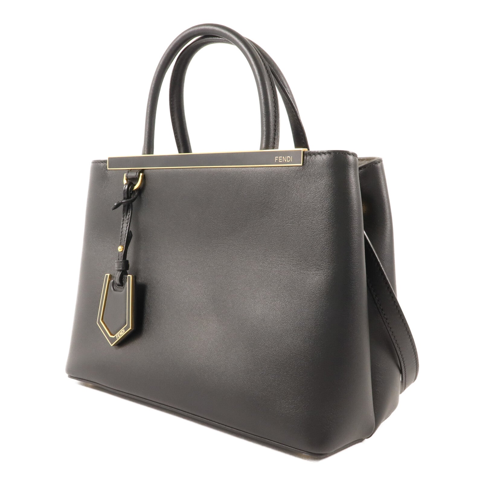 FENDI 牛皮皮革Petite 2 Jours手挽肩背兩用袋