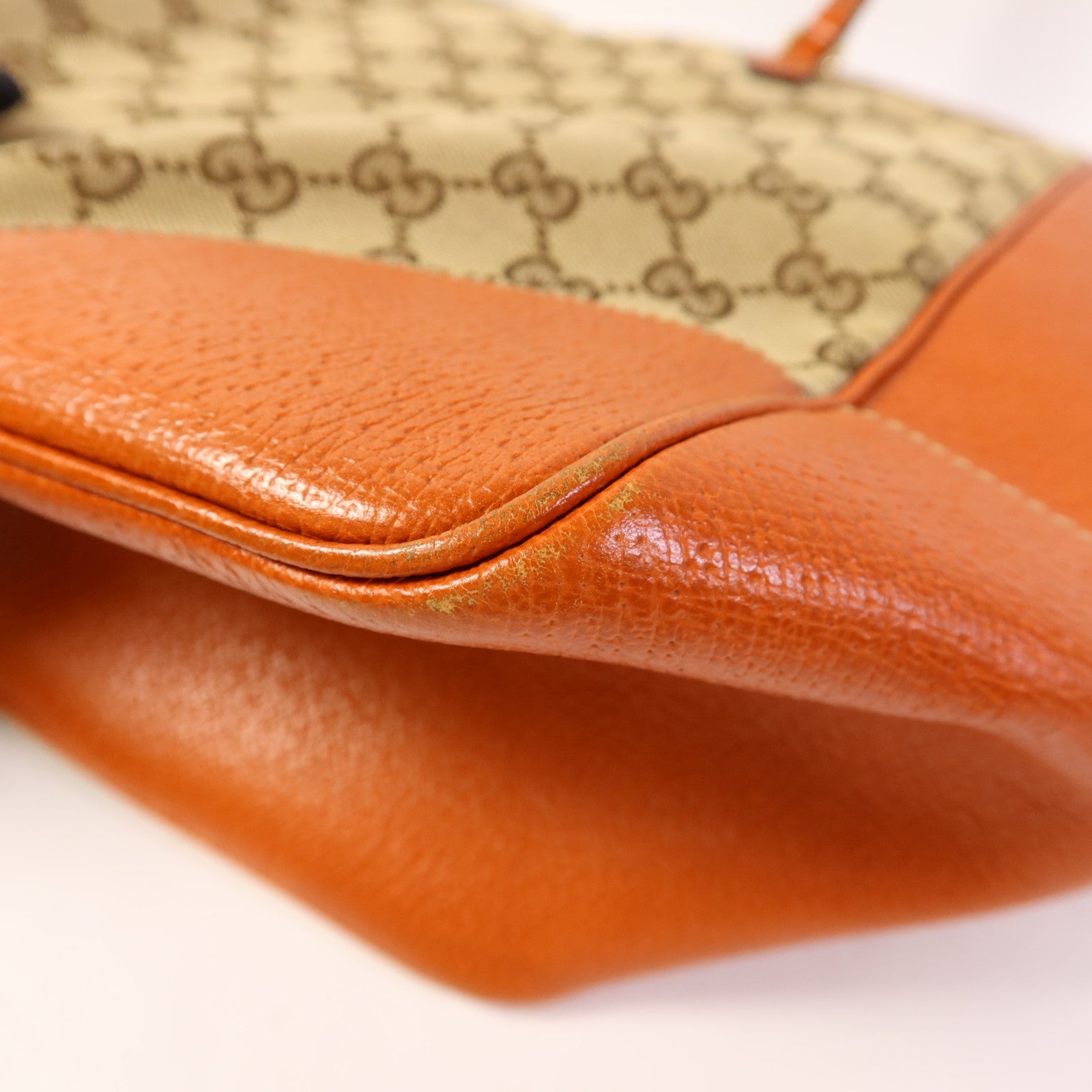 GUCCI 帆布Bree Tote Bag金扣手挽袋