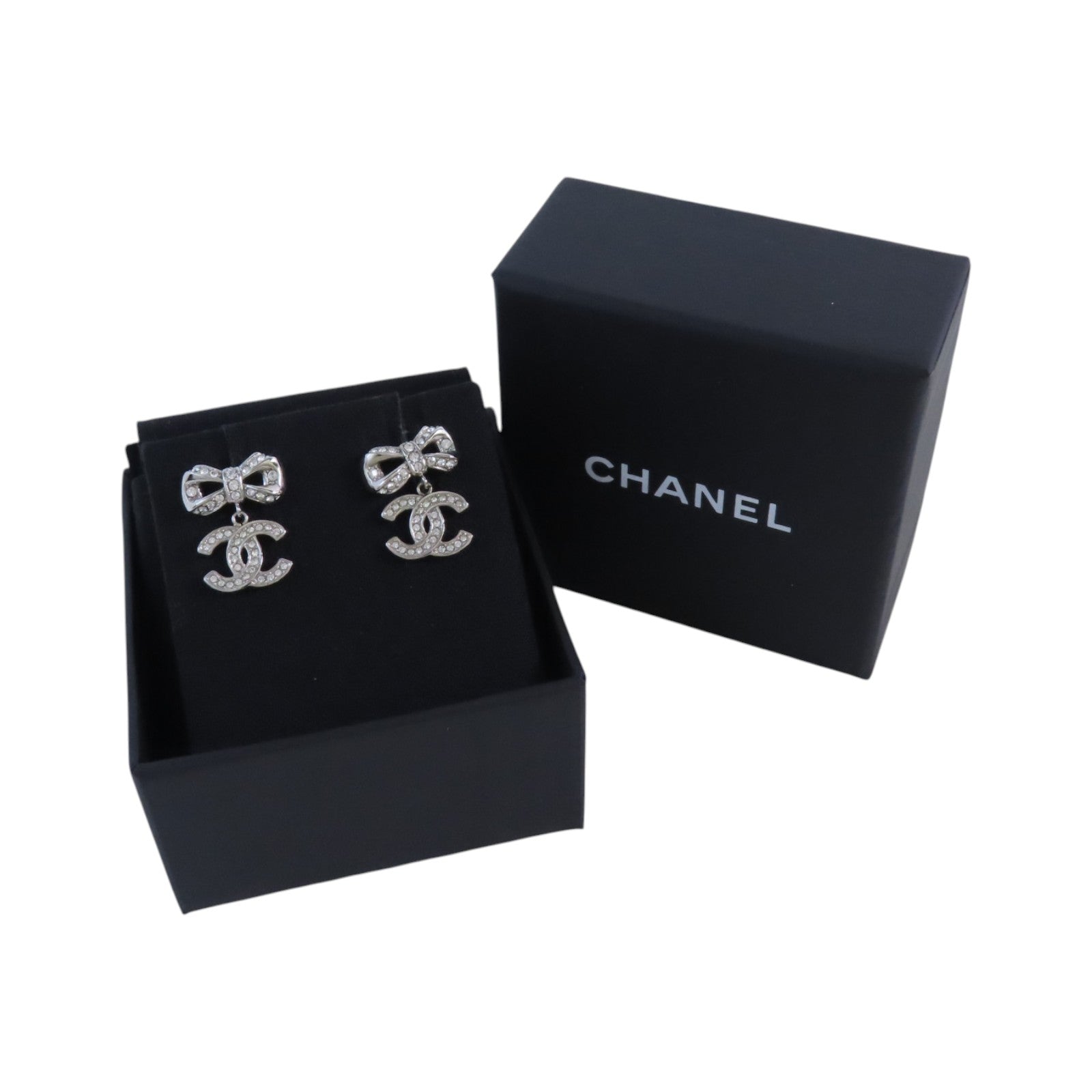 CHANEL 金屬/水鑽Earrings耳環