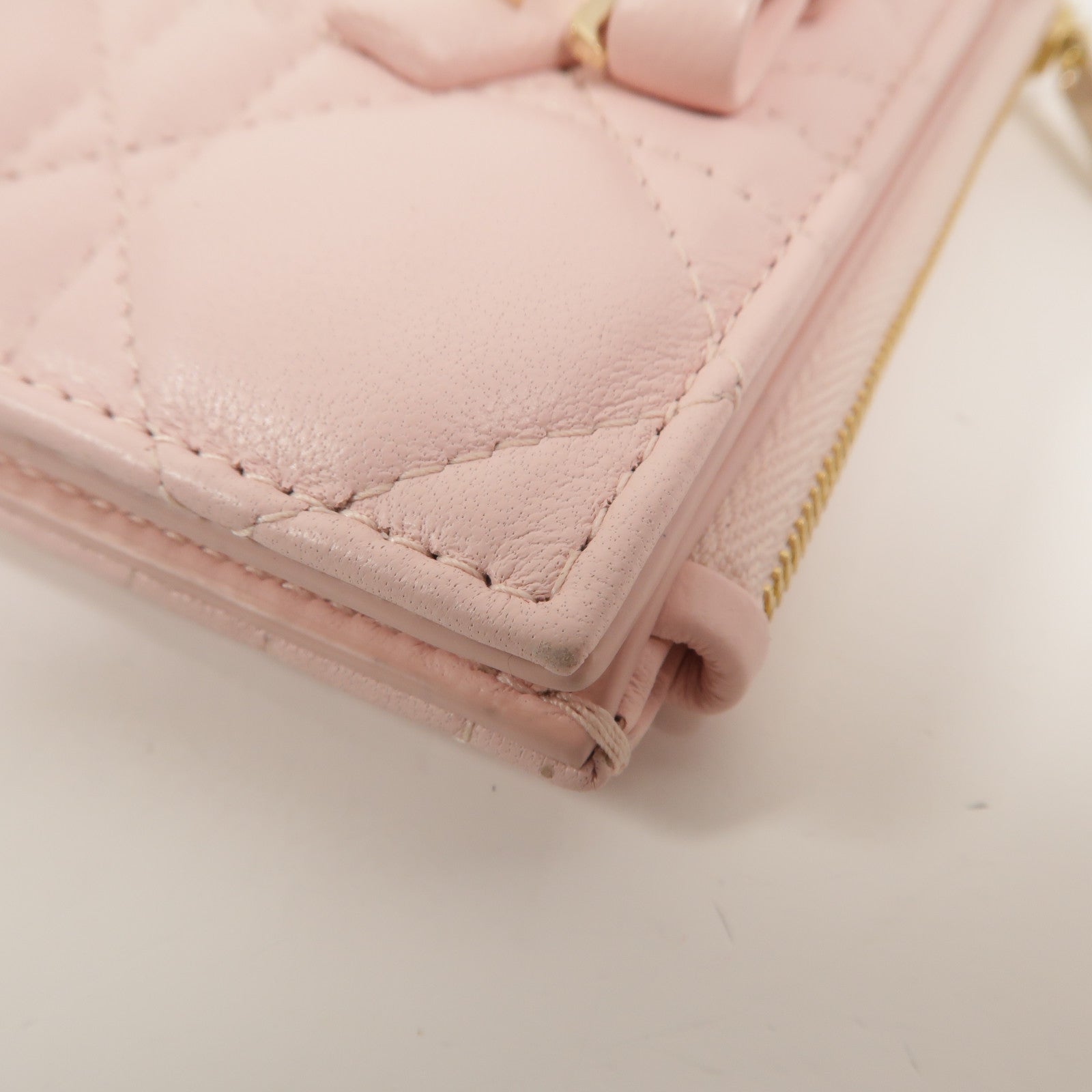 Dior 羊皮皮革Lady Dior Dahlia Wallet錢包