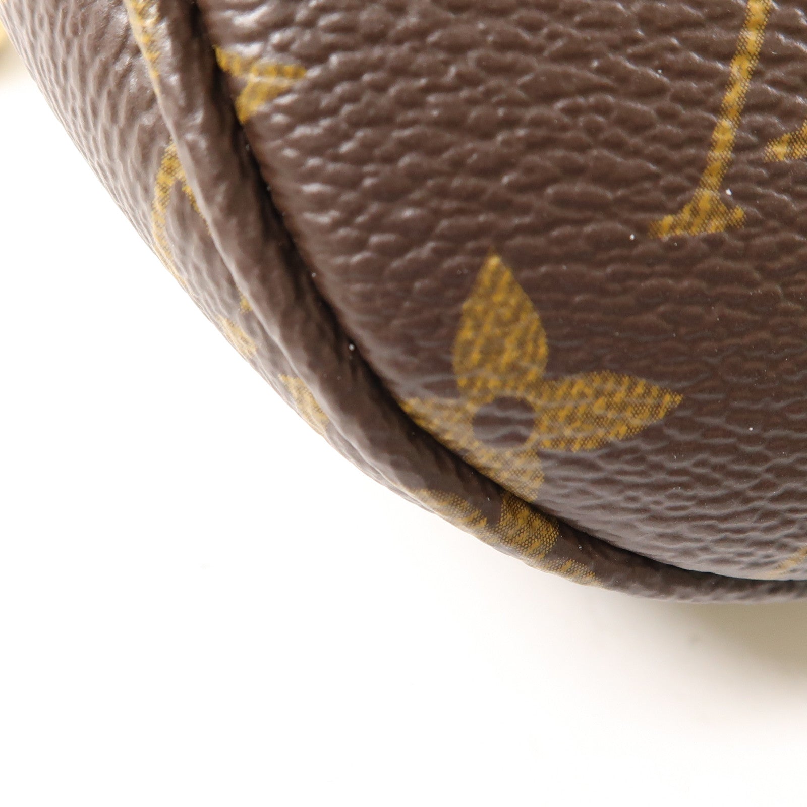 LOUIS VUITTON Monogram Mini Bumbag金扣手挽肩背兩用袋棕色