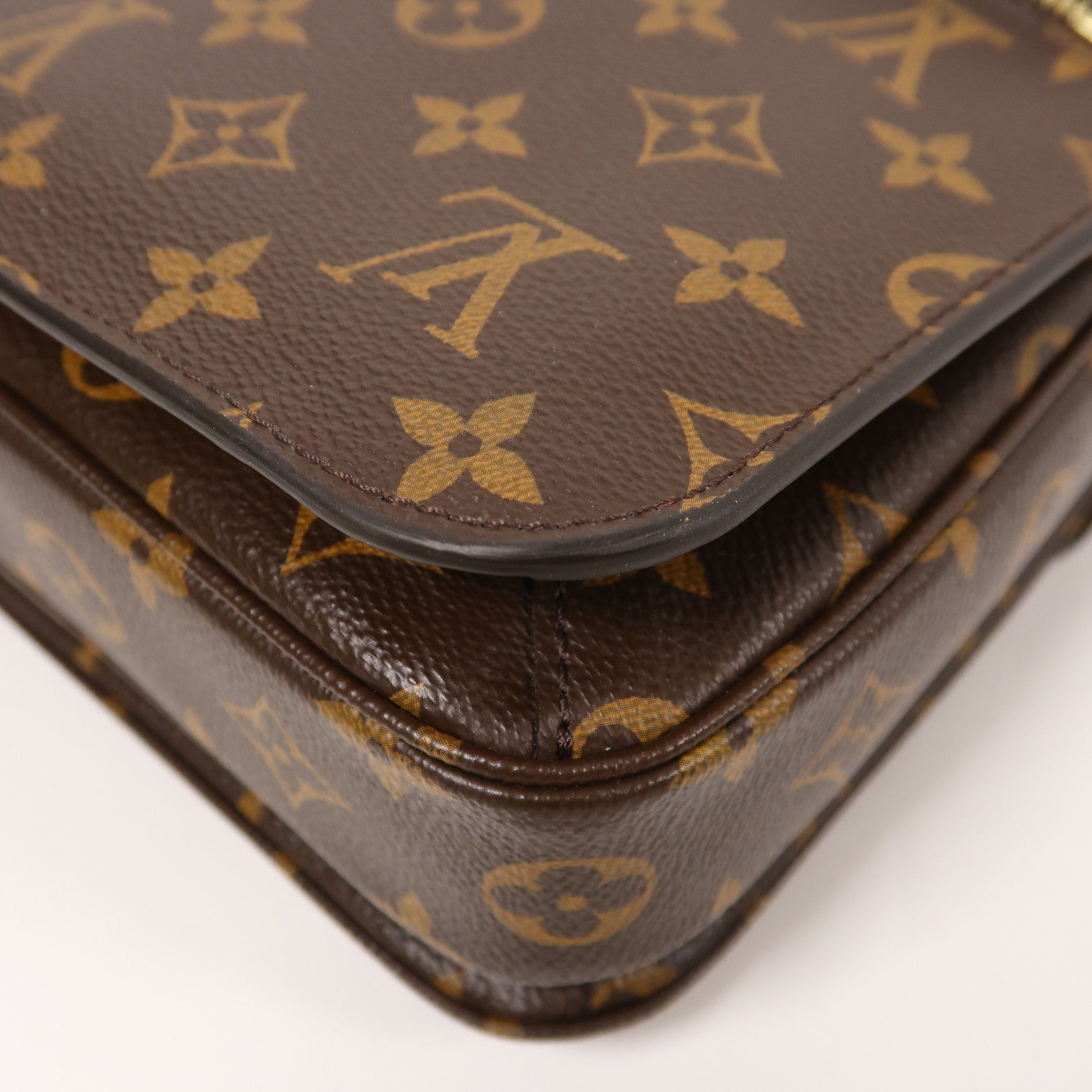 LOUIS VUITTON LV GHW Pochette Metis 2way Bag M43991 Monogram Patches Brown