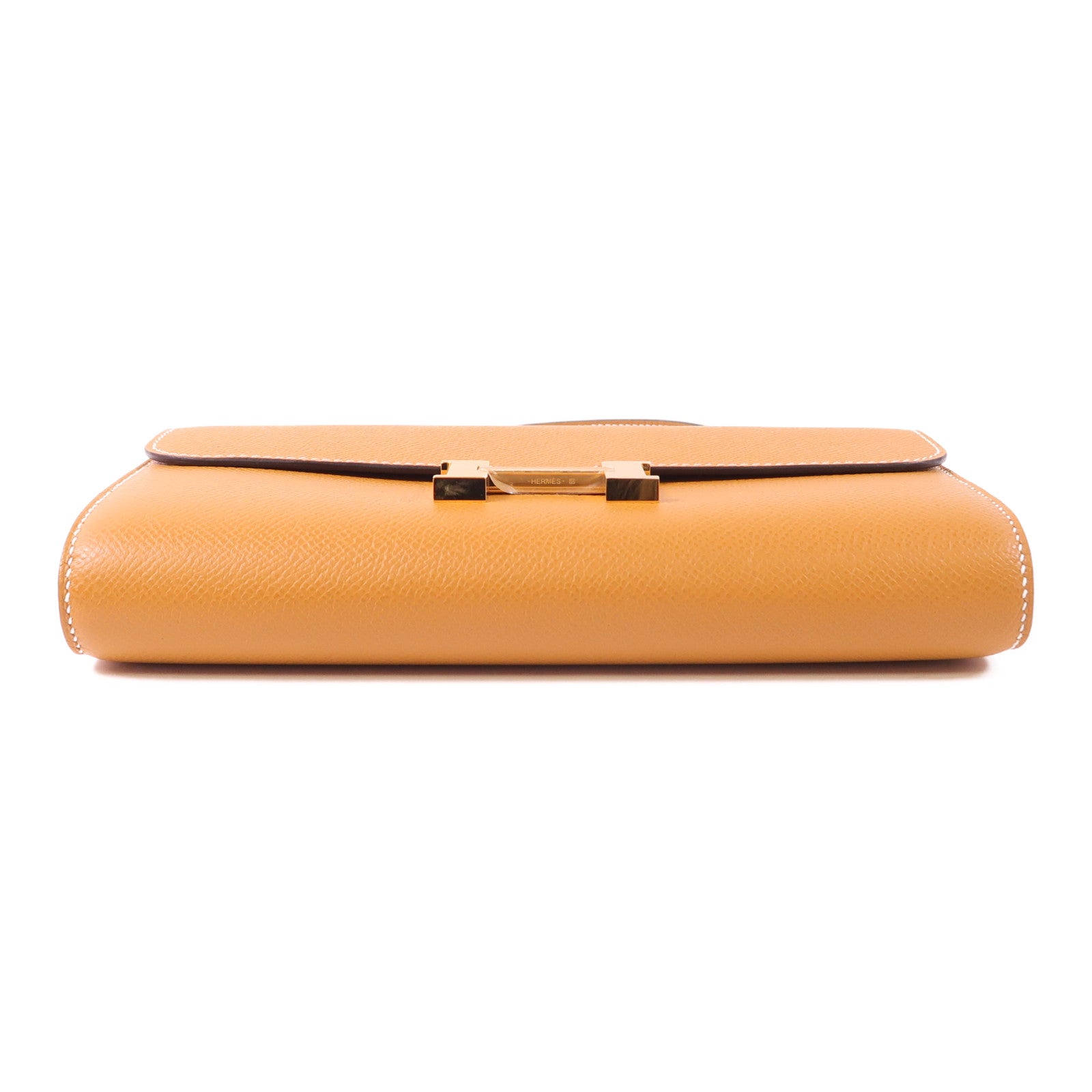 HERMES Epsom皮革Constance To Go金扣肩背袋Toffee
