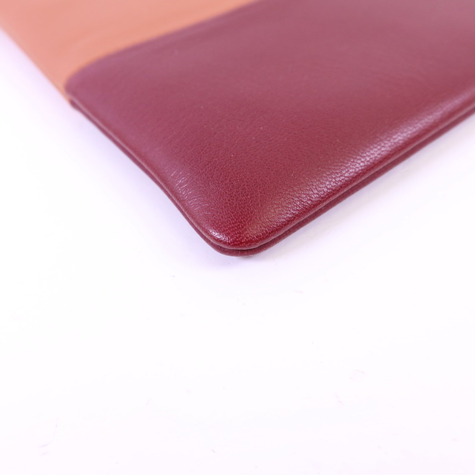 CELINE 牛皮皮革Pouch金扣小袋