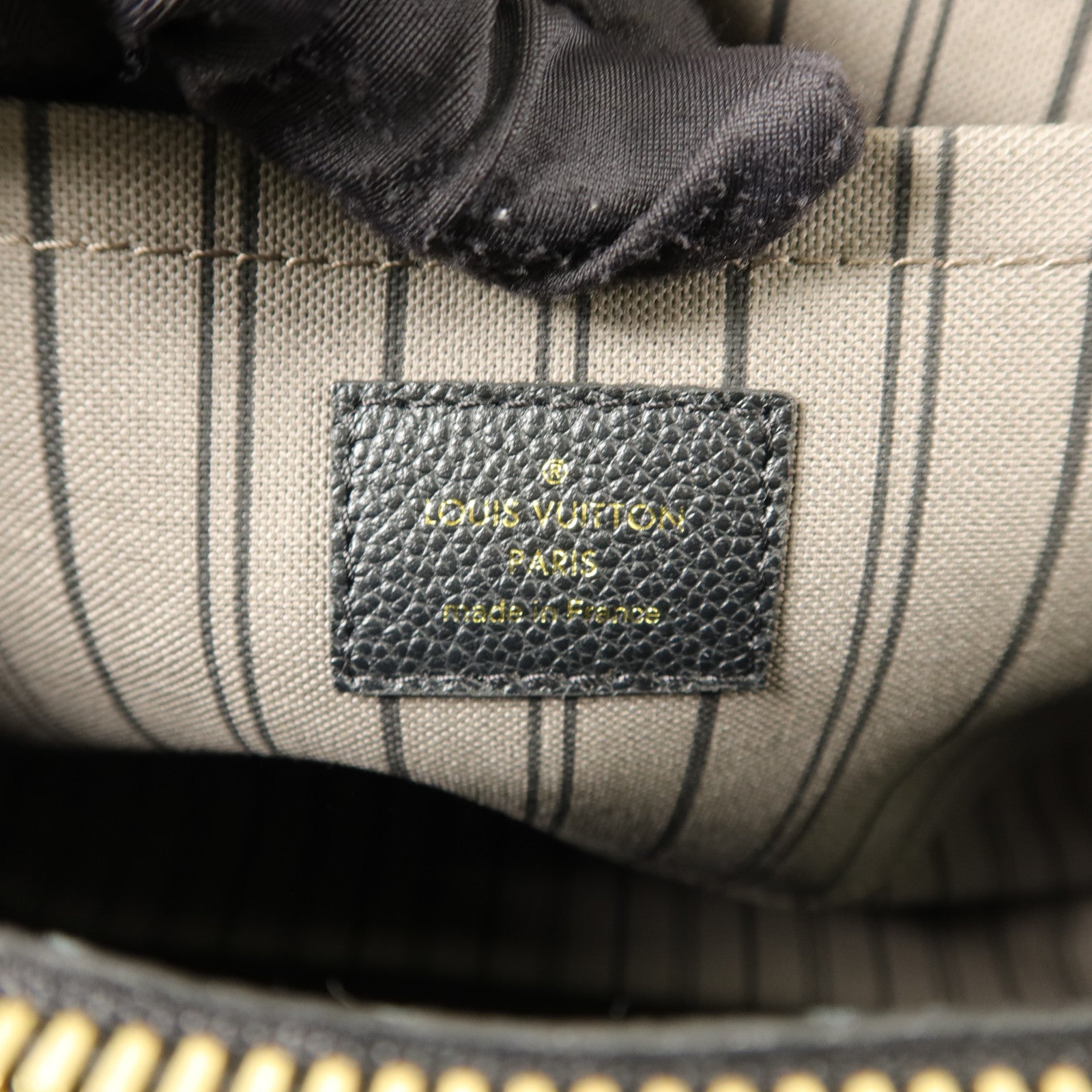 LOUIS VUITTON Monogram Empreinte Montaigne MM手挽肩背兩用袋