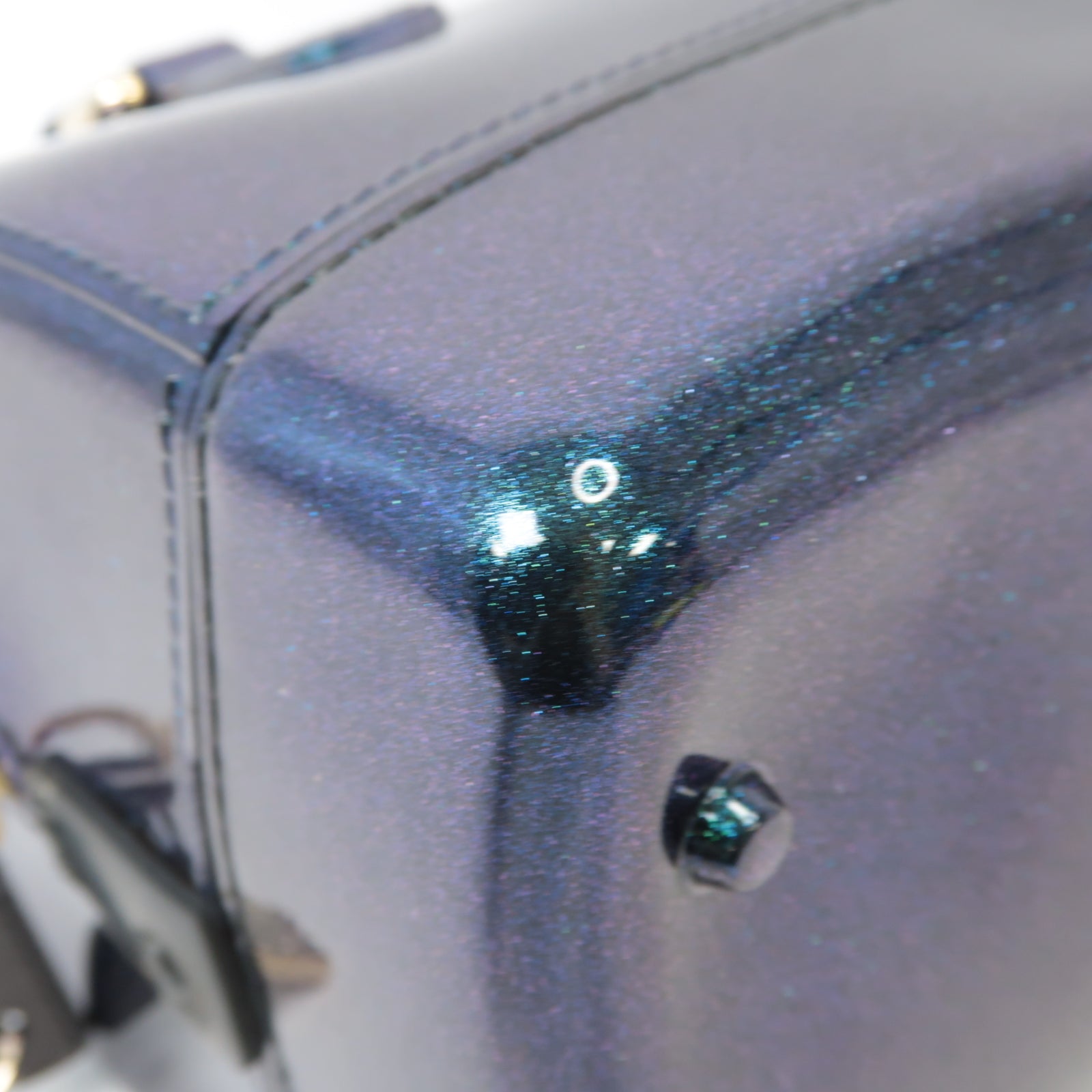 Furla 【激減優惠】PVC Handbag金扣手挽袋藍色