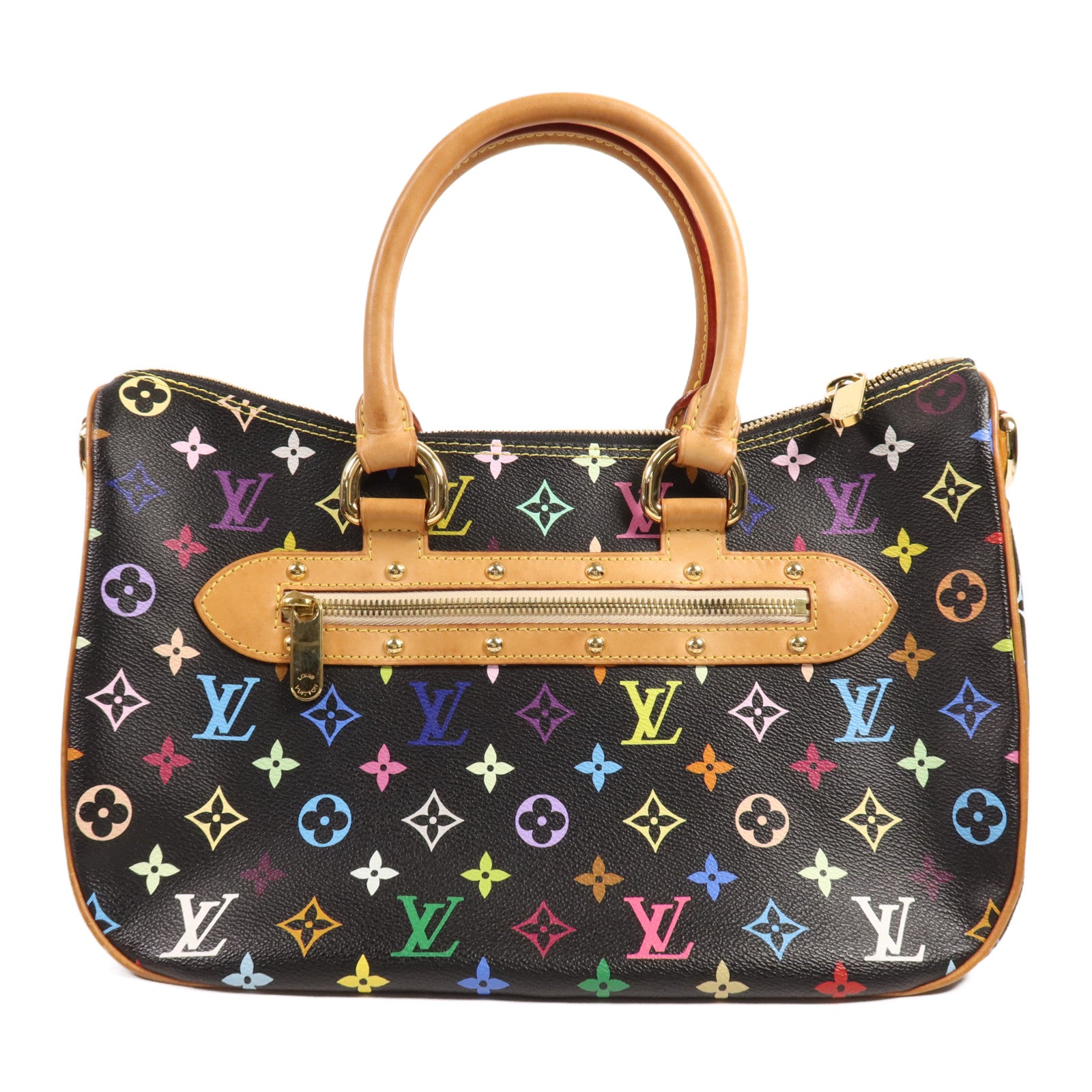 LOUIS VUITTON Monogram Multicolore Rita金扣手挽肩背兩用袋