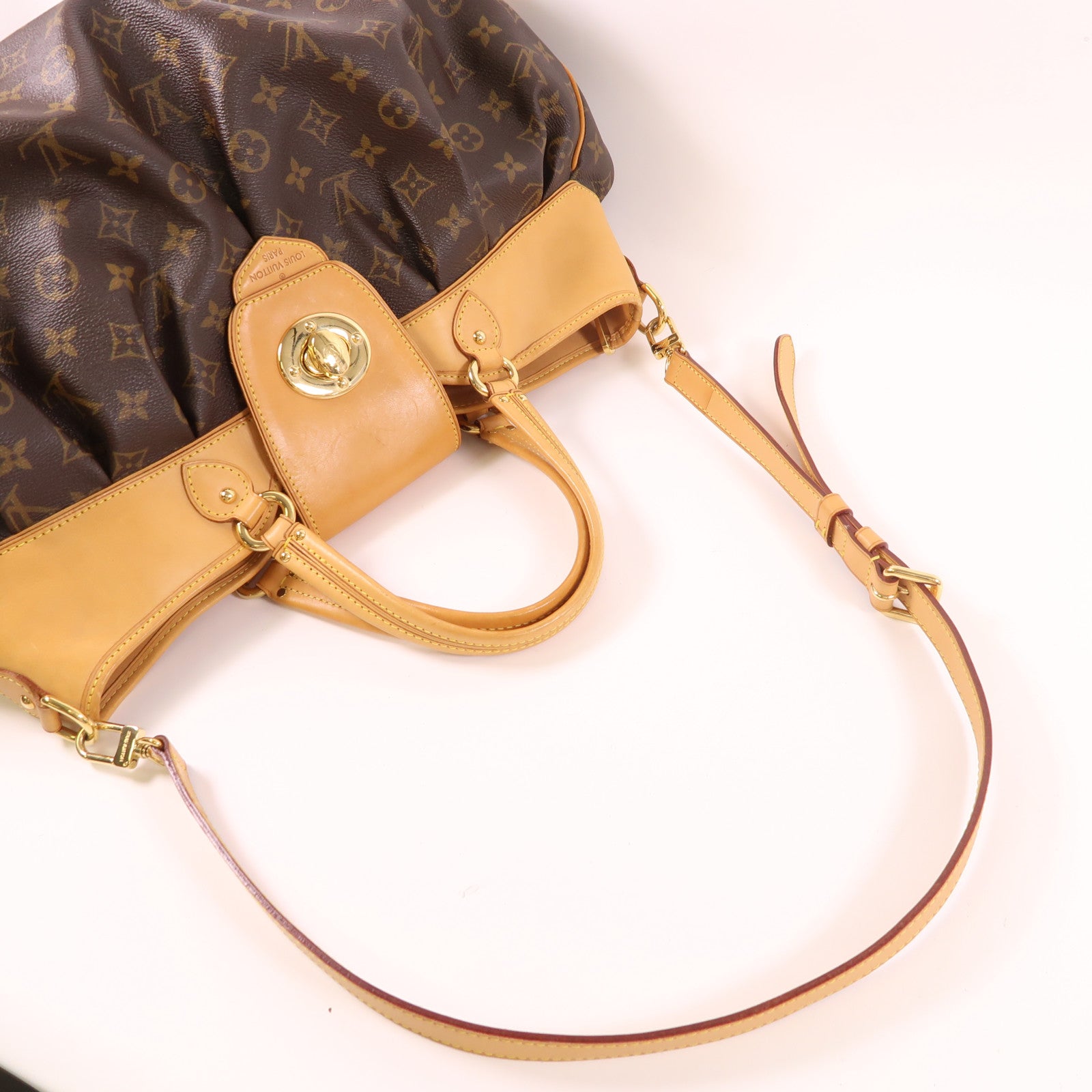 LOUIS VUITTON LV GHW Boetie MM 2 Way Shoulder Bag M45714 Monogram Brown