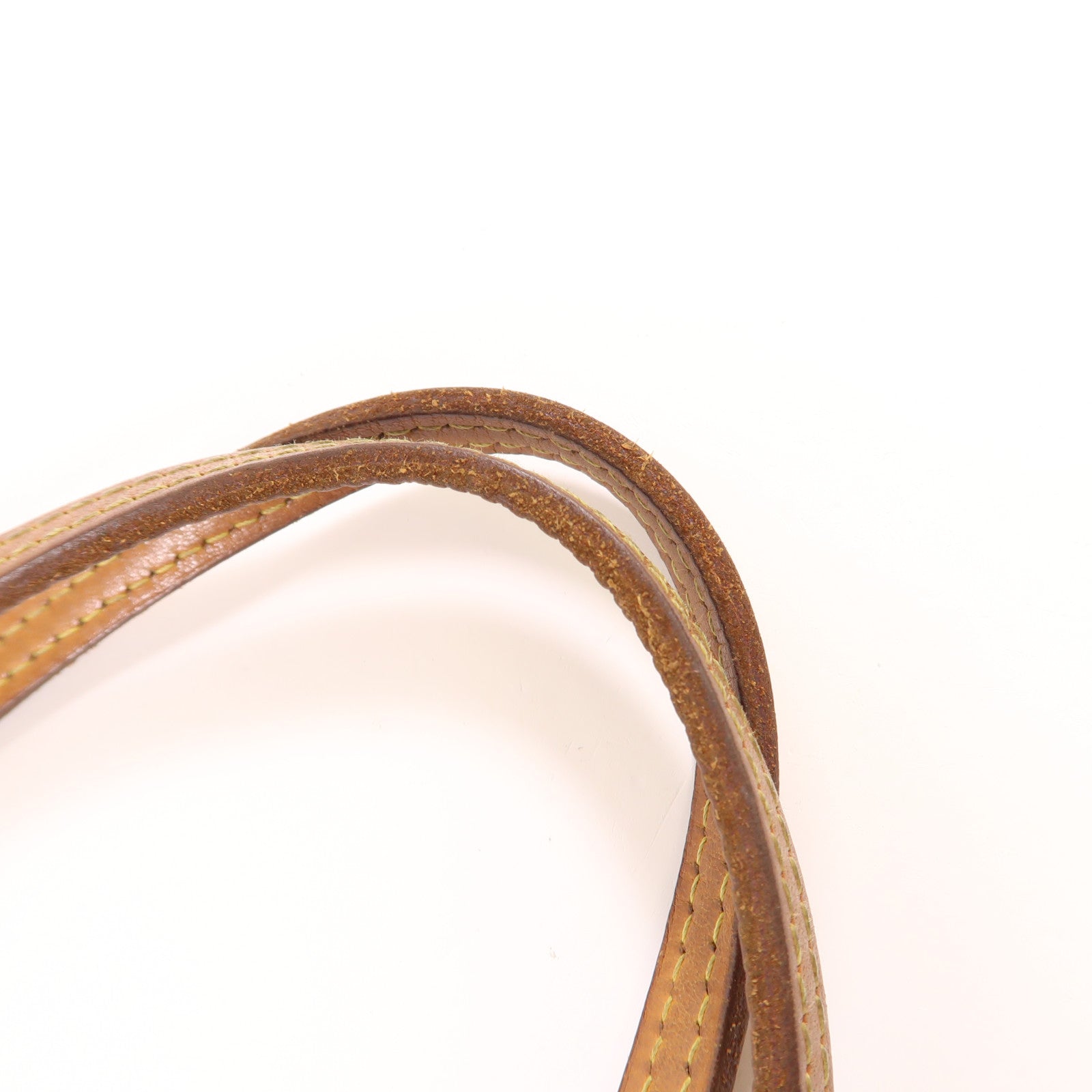 LOUIS VUITTON Monogram Neverfull GM金扣手挽袋棕色