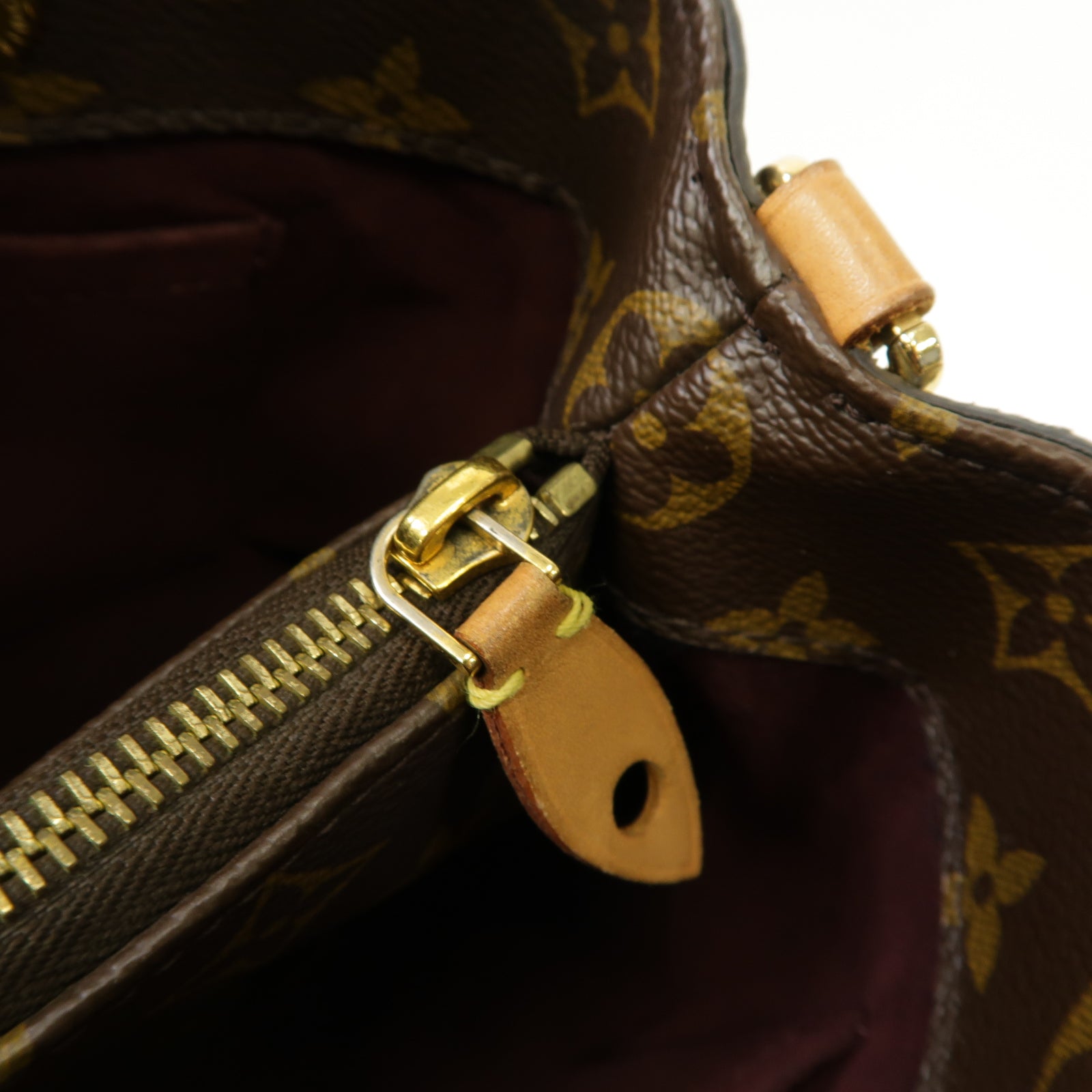 LOUIS VUITTON Monogram Montaigne BB金扣手挽肩背兩用袋啡色