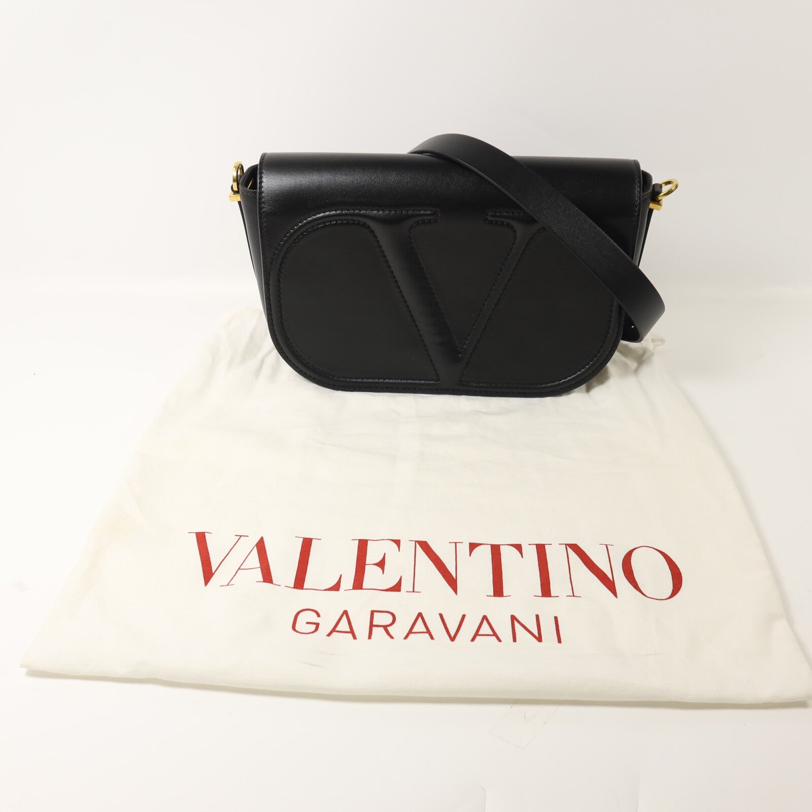 Valentino 牛皮皮革Shoulder Bag肩背袋