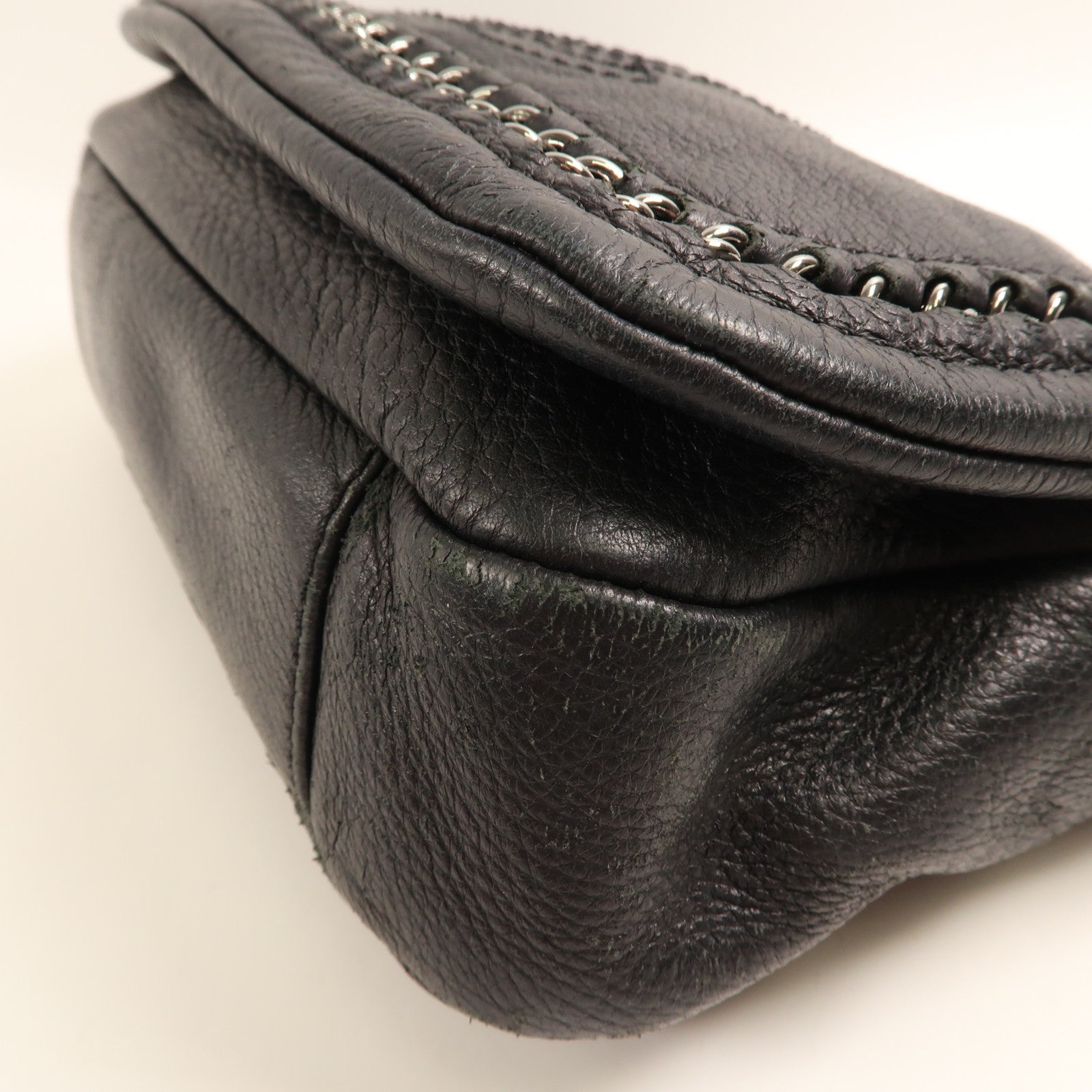 CHANEL 牛皮皮革Shoulder Bag鏈帶肩背袋