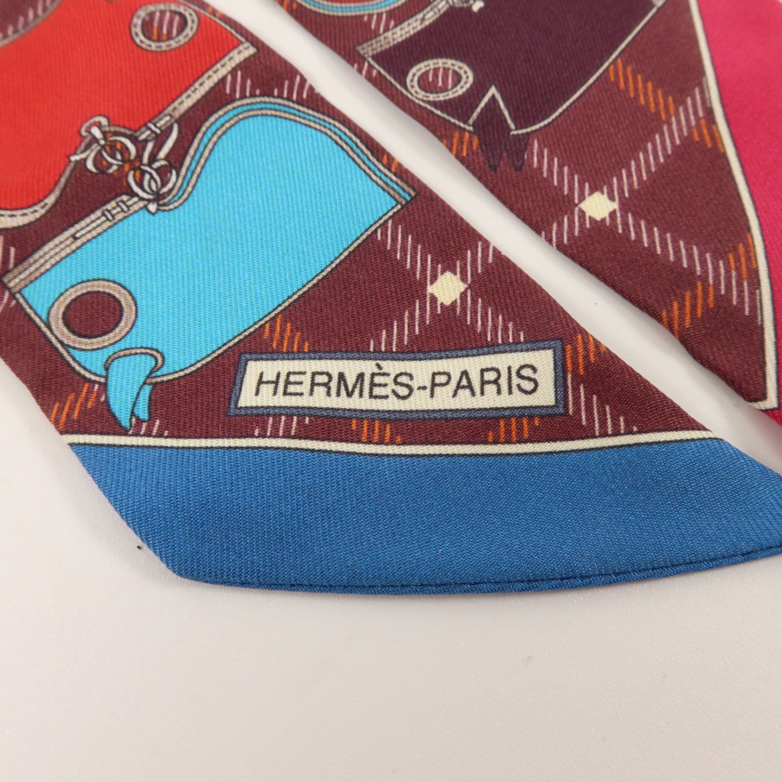 HERMES 絲質Twilly絲巾
