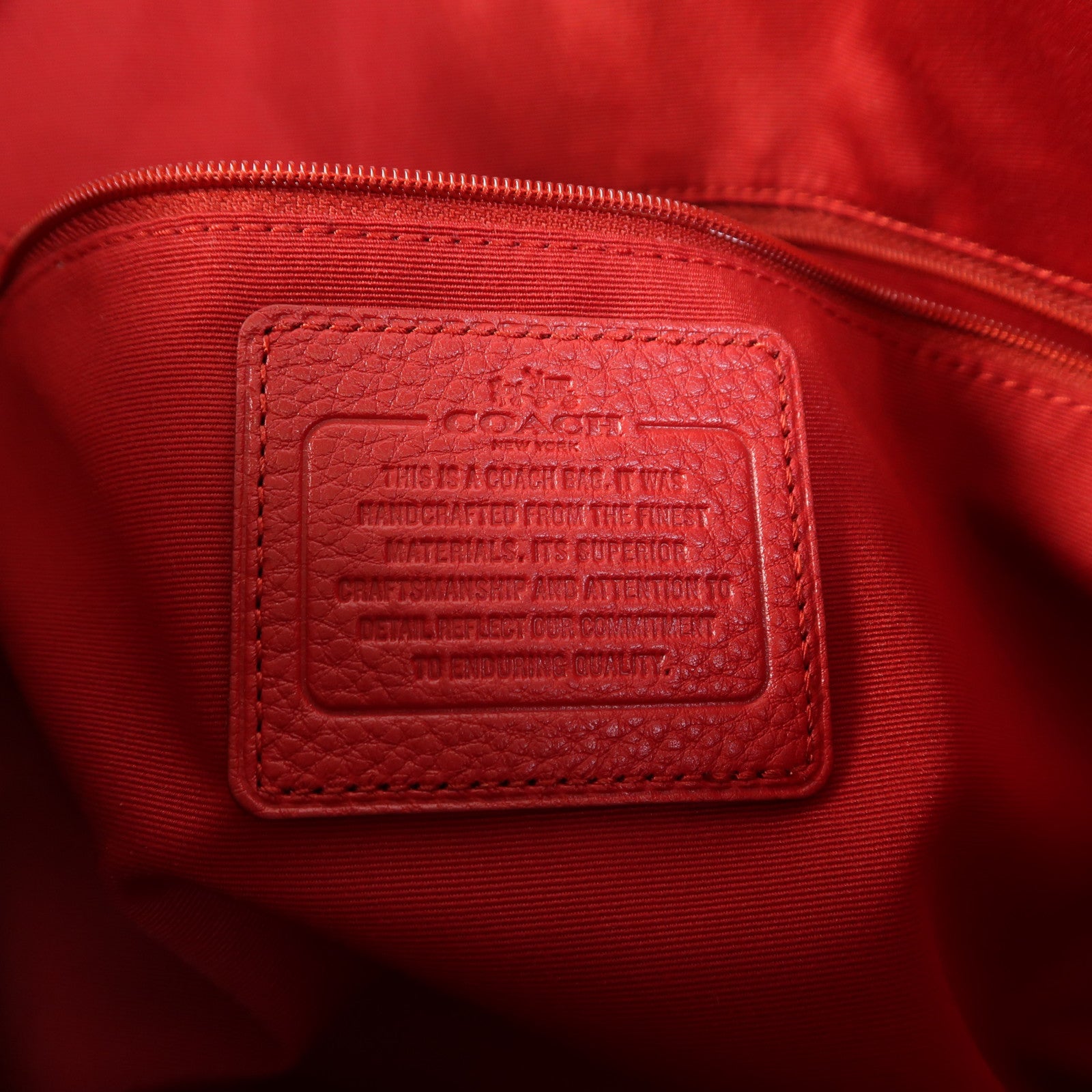 COACH 牛皮皮革2 Way Shoulder金扣手挽肩背兩用袋