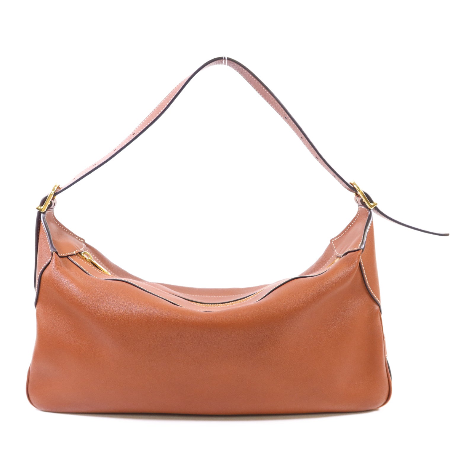 CELINE 牛皮皮革Romy金扣肩背袋