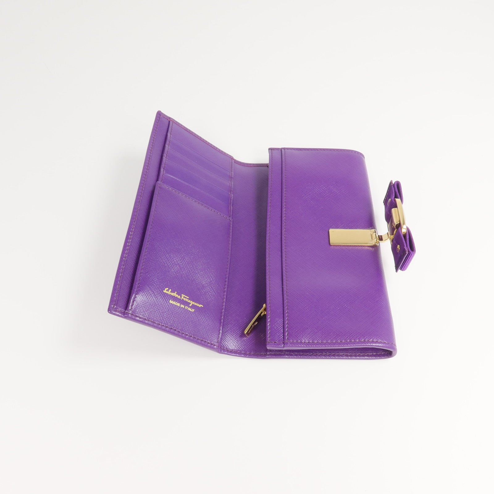 Salvatore Ferragamo 牛皮皮革Vara Bow Long Wallet長錢包