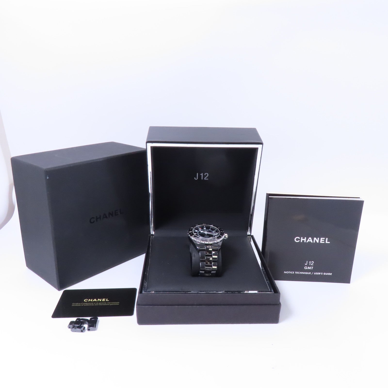 CHANEL J12 GMT陶瓷自動機芯手錶黑色
