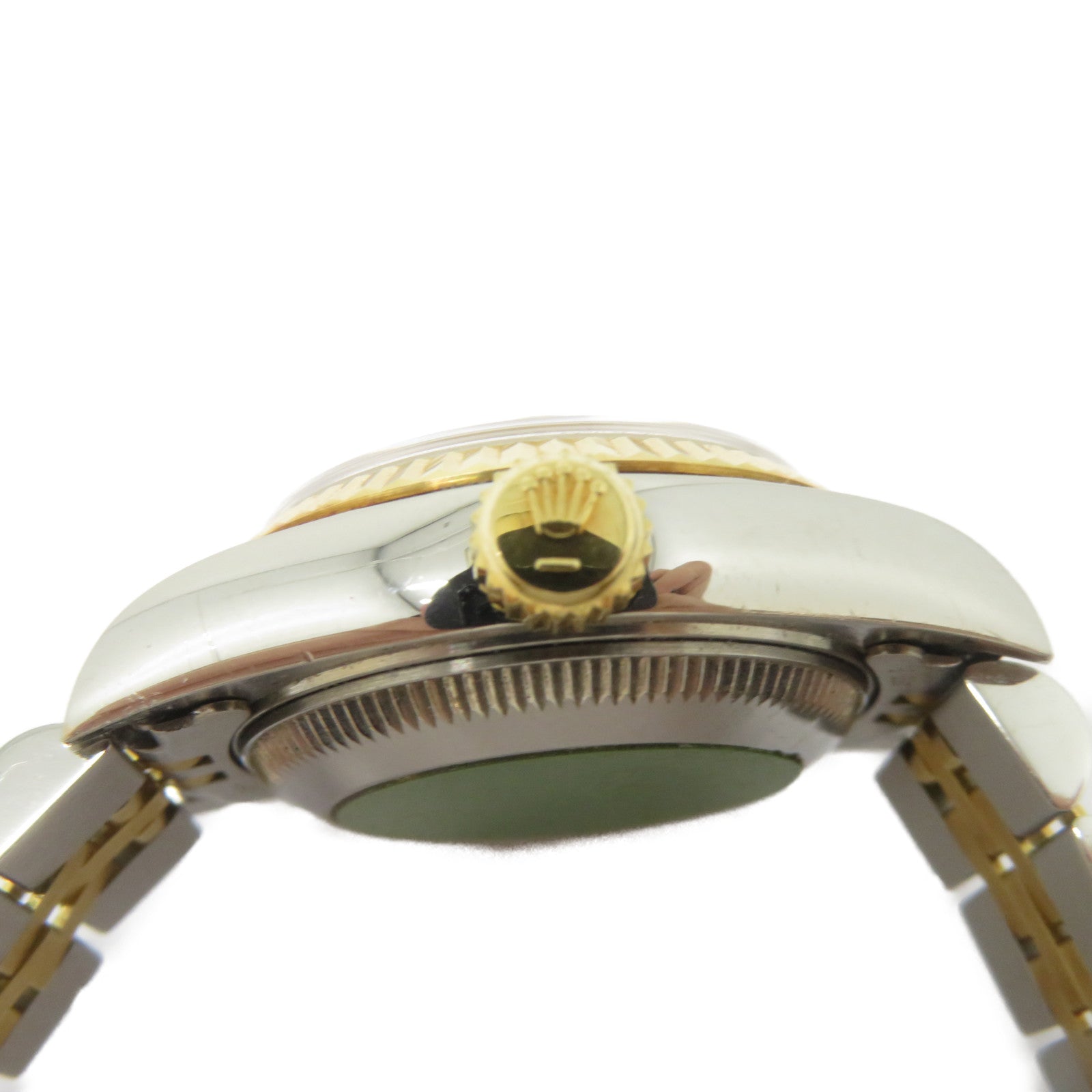 ROLEX Datejust 18K黃金/不鏽鋼手錶自動機芯金色