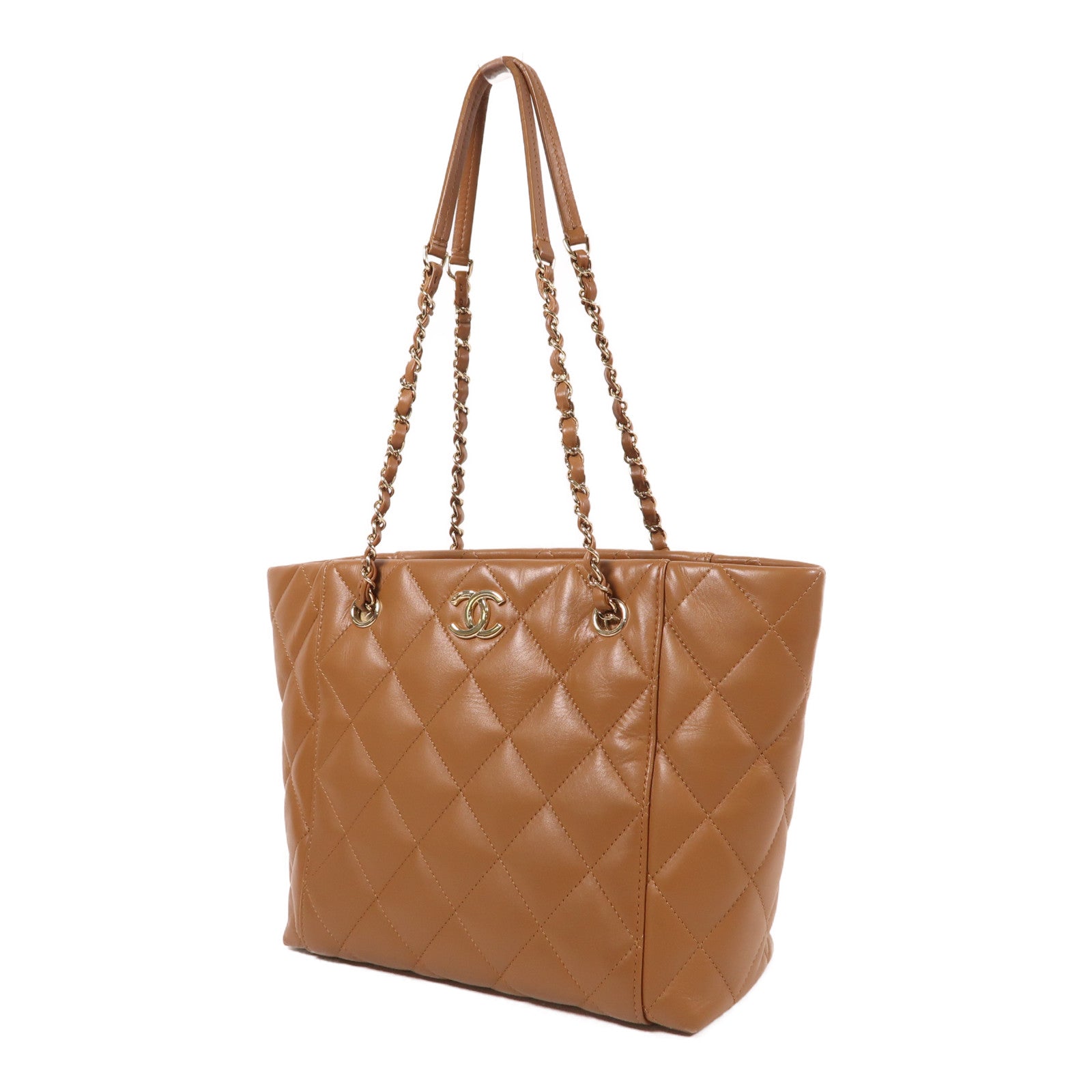 CHANEL 【激減優惠】牛皮皮革Shoulder Bag金扣鏈帶肩背袋