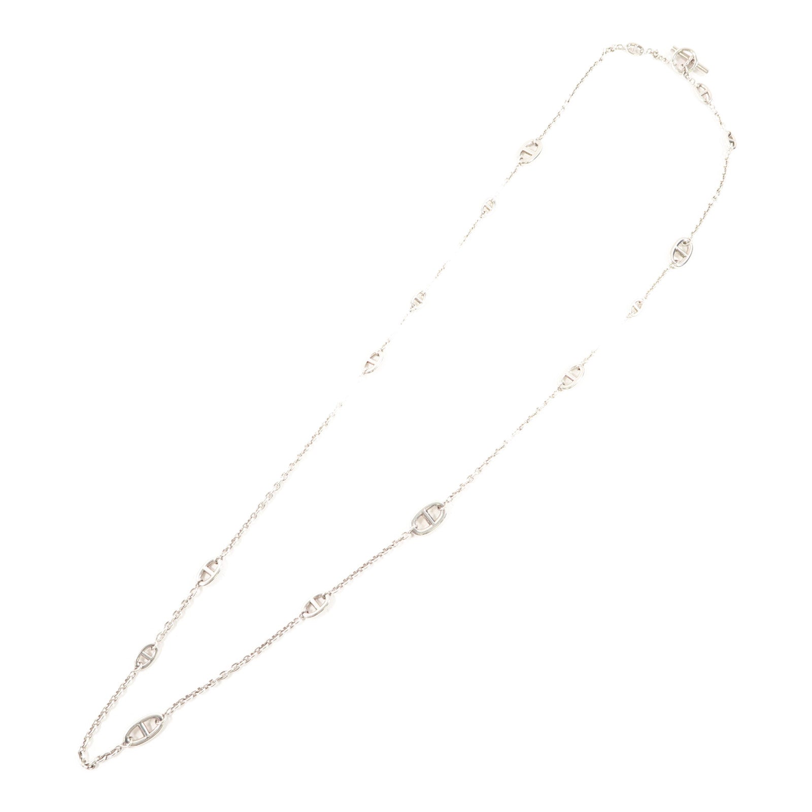 HERMES 925純銀Necklace項鍊銀色