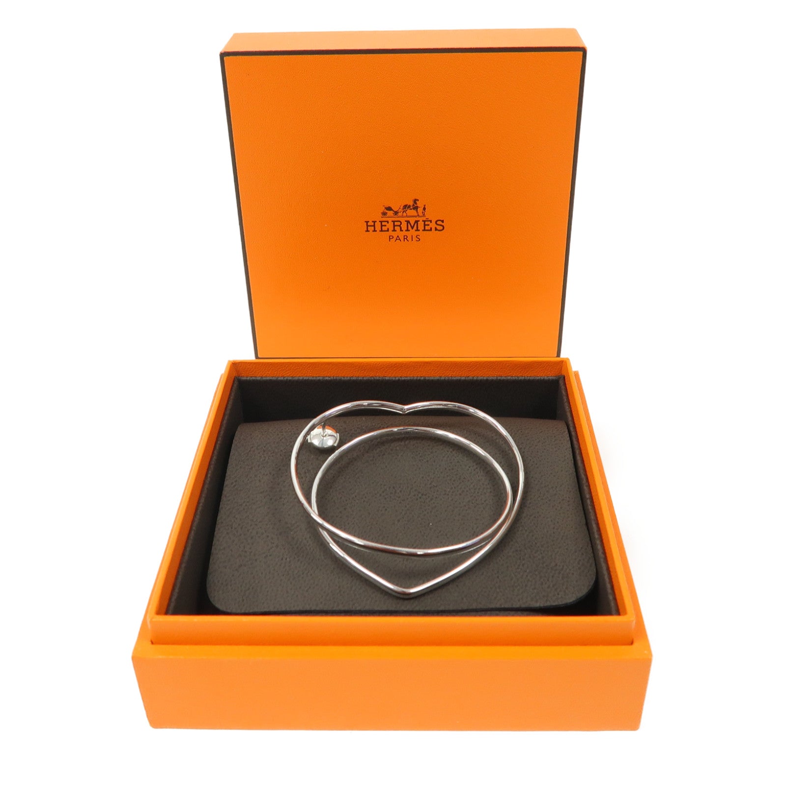 HERMES Earring 925 Sterling Silver