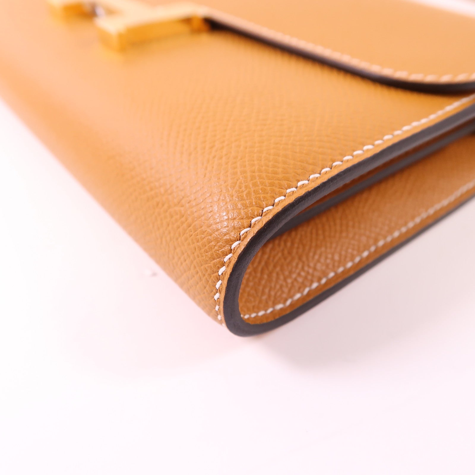 HERMES Epsom皮革Constance To Go金扣肩背袋Toffee