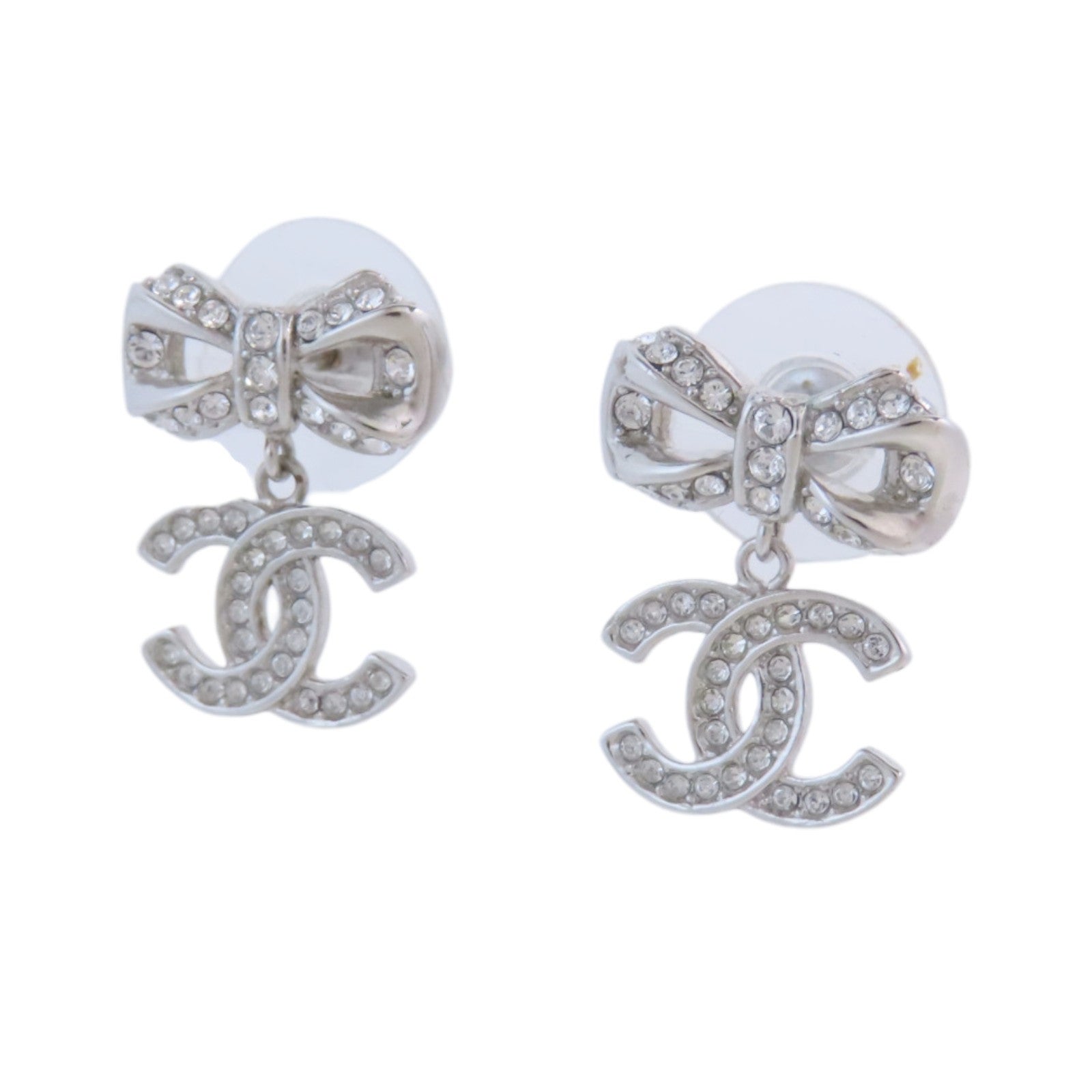 CHANEL 金屬/水鑽Earrings耳環
