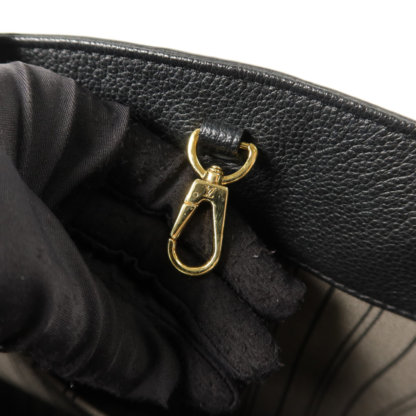 LOUIS VUITTON Monogram Empreinte Montaigne MM手挽肩背兩用袋