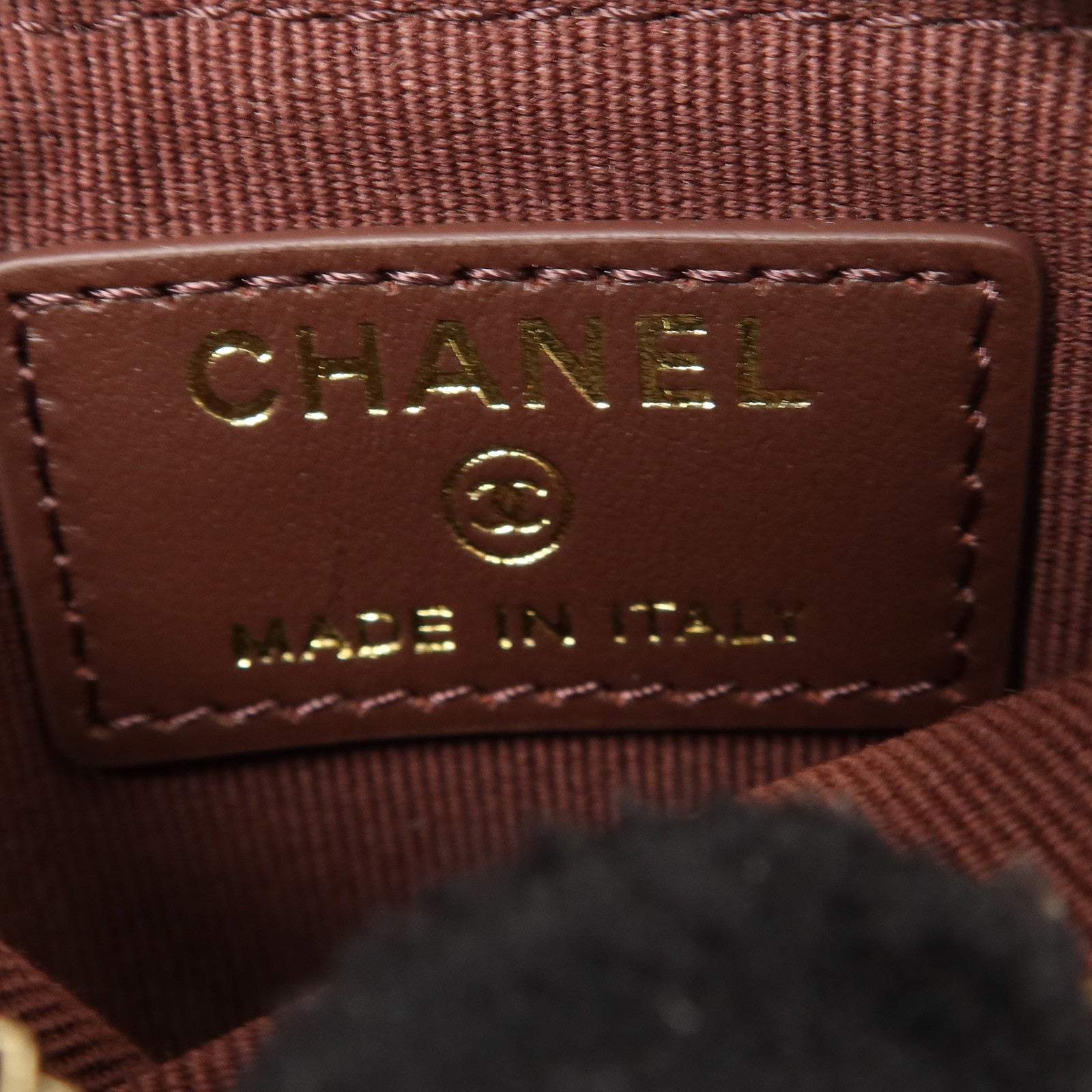 CHANEL 牛皮皮革Card/Coin Case金扣卡片套/零錢包