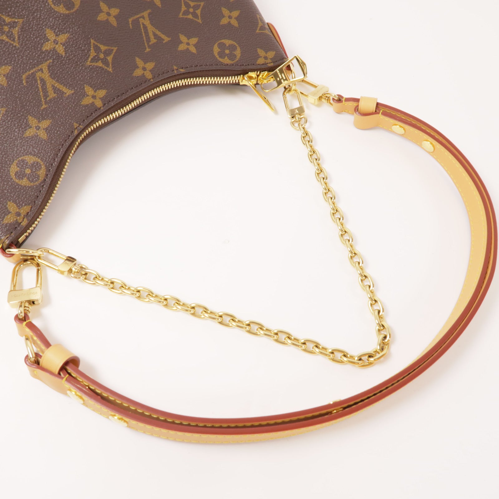 LOUIS VUITTON Monogram Boulogne金扣手挽肩背兩用袋