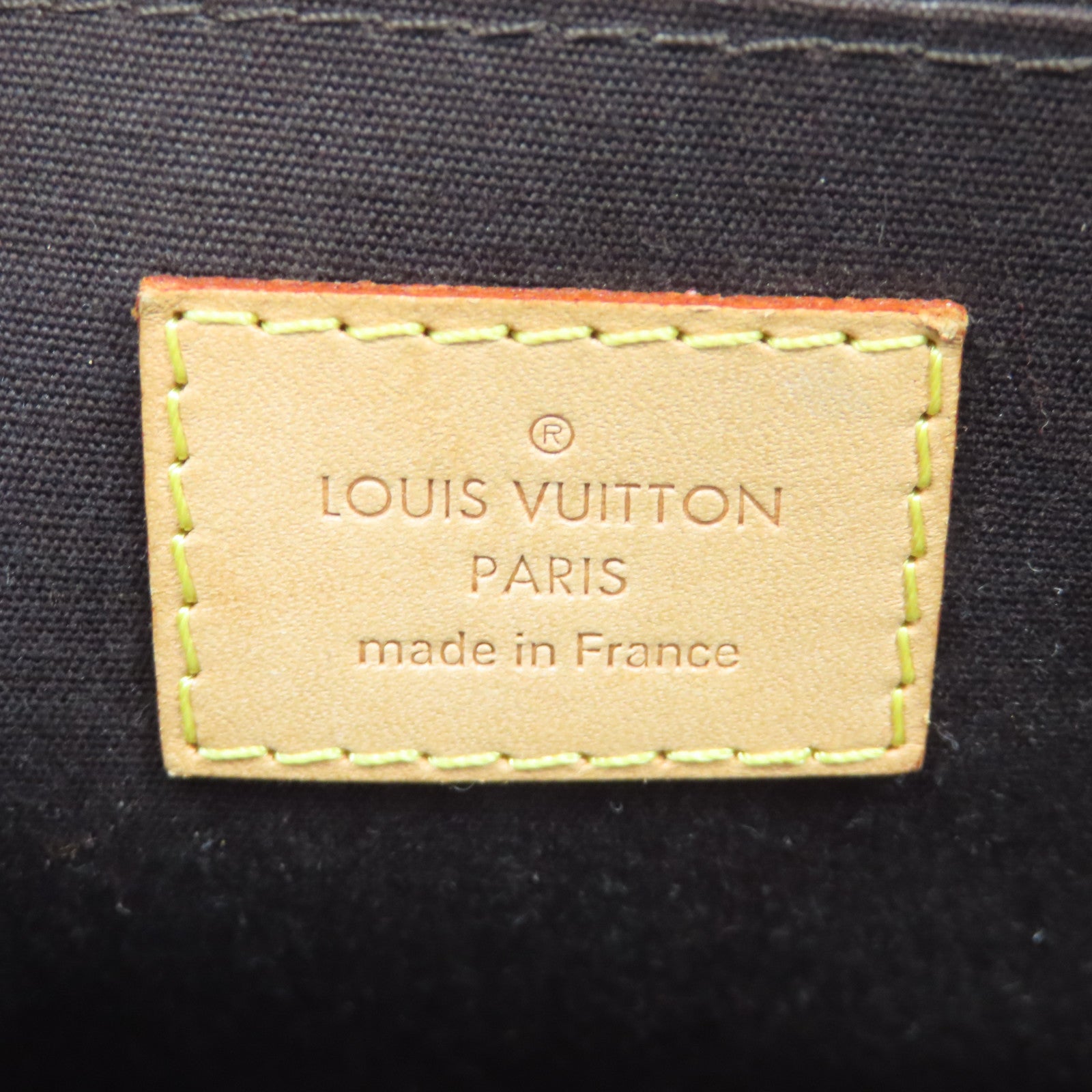 LOUIS VUITTON Monogram Vernis Roxbury Drive金扣手挽肩背兩用袋酒紅色