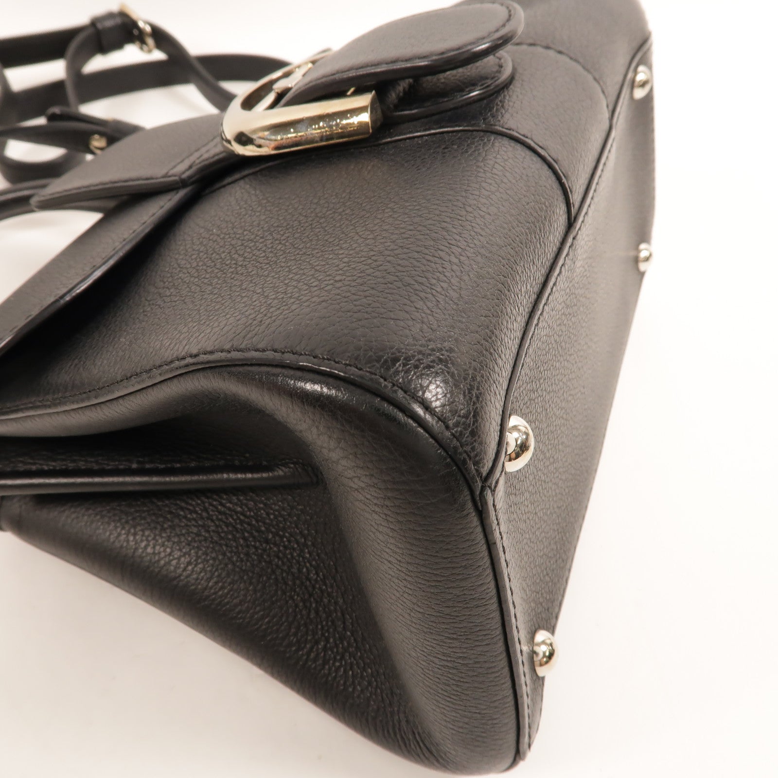 Delvaux 牛皮皮革Brillant Mini手挽肩背兩用袋